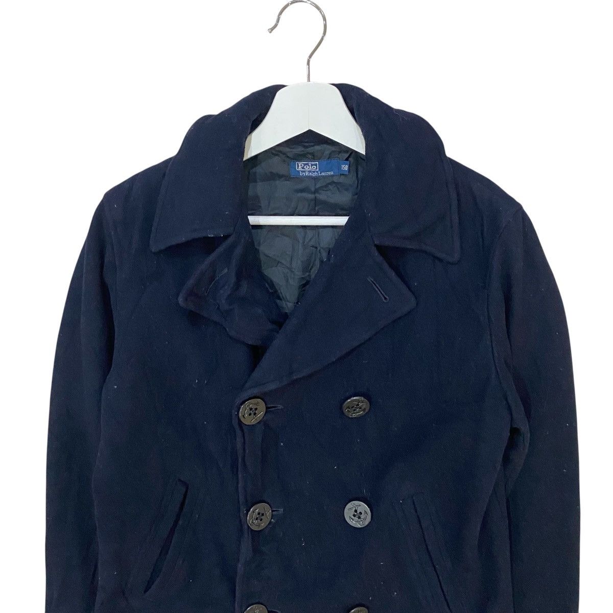 Polo Ralph Lauren ☀️POLO RALPH LAUREN DOUBLE BREASTED WOOL NAVY JACKET Size US S / EU 44-46 / 1 - 2 Thumbnail