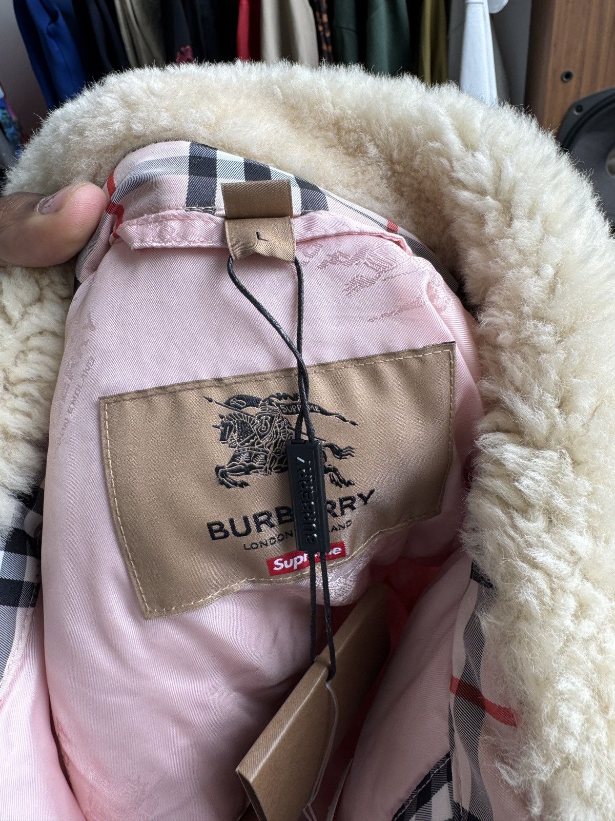 Burberry × Supreme Supreme x Burberry Puffer Size US L / EU 52-54 / 3 - 6 Thumbnail