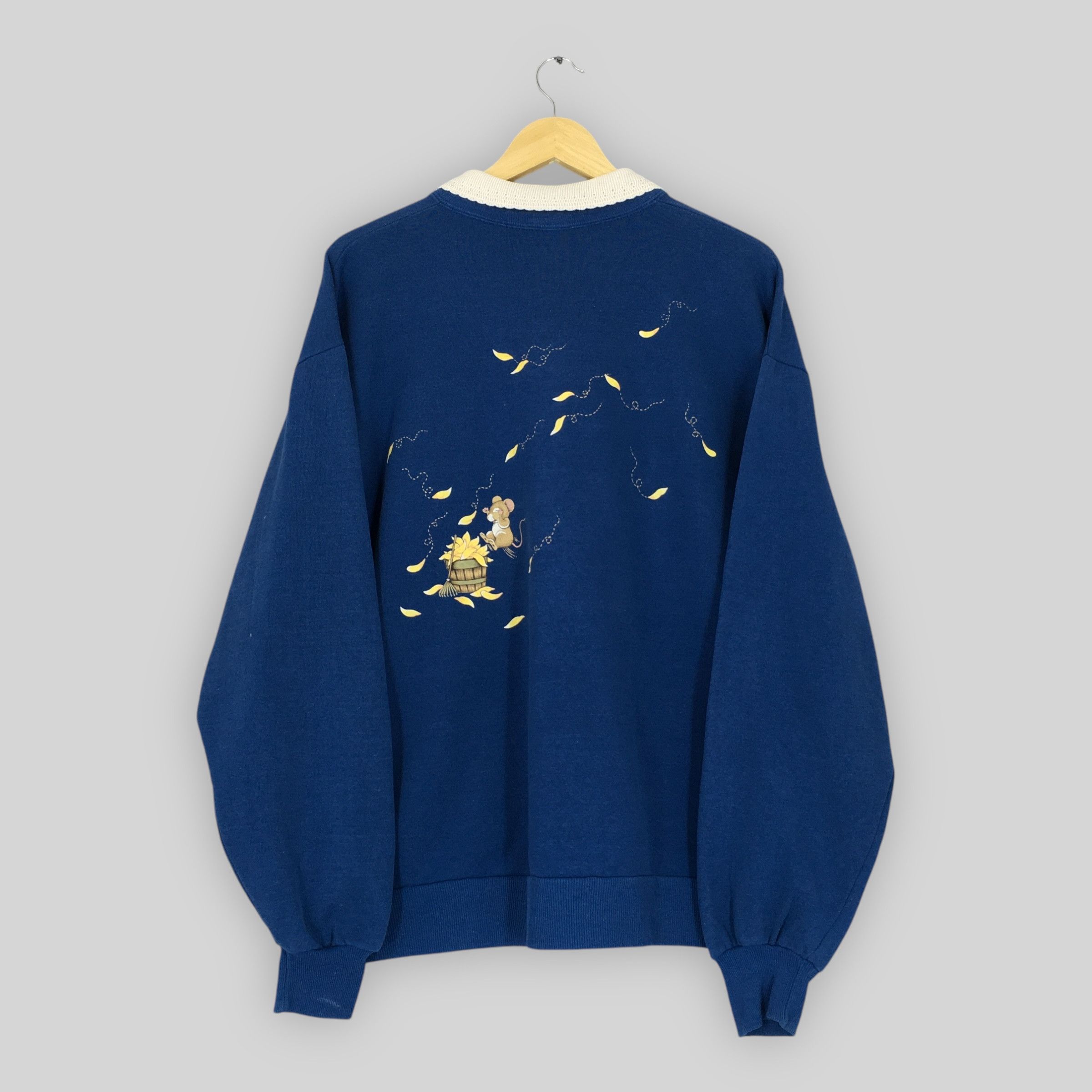 Habitat × Vintage Vintage 90s Morning Sun Sunflower Art Sweatshirt Large Size US L / EU 52-54 / 3 - 11 Thumbnail