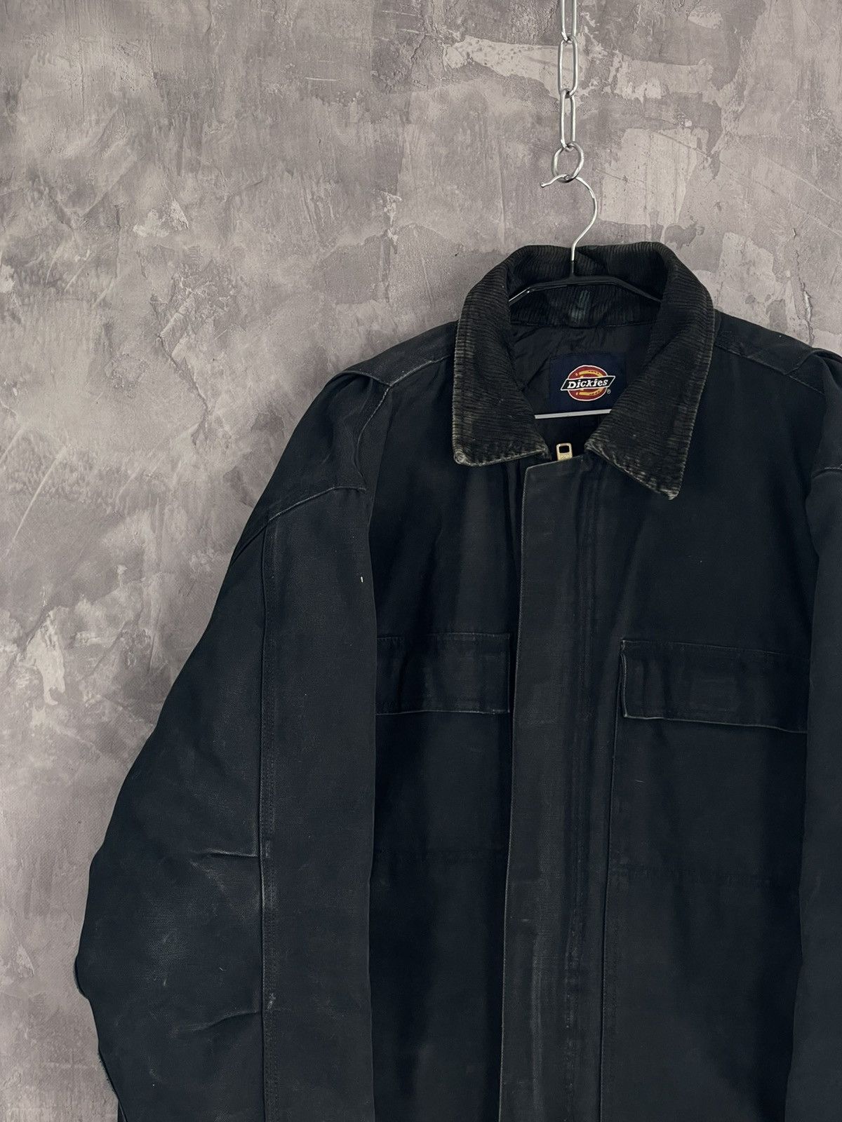 Dickies × Vintage Vintage 90's Dickies Work Detroit Zipper Trashed Jacket Size US XXL / EU 58 / 5 - 3 Thumbnail