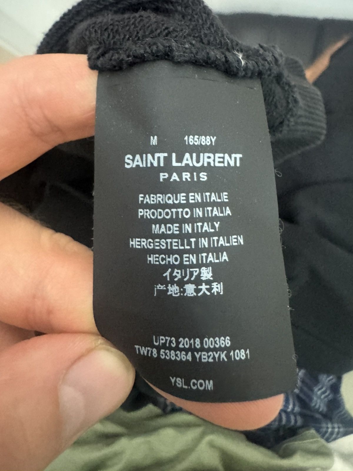 Saint Laurent Paris SS18 Saint Laurent Crewneck Western YSL Logo Rare Designer Size M / US 6-8 / IT 42-44 - 5 Thumbnail