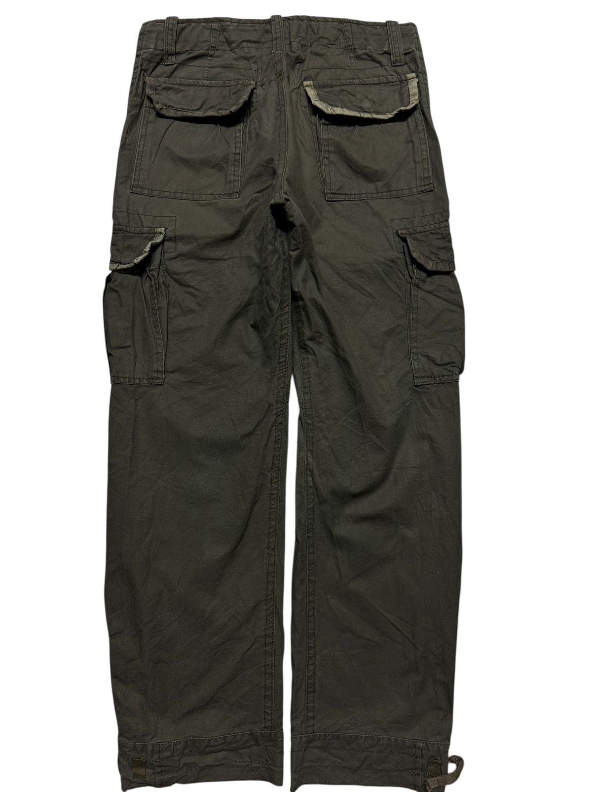 Abercrombie & Fitch Y2K ABERCROMBIE UTILITY MILITARY REG.US.TM CARGO PANTS Size US 34 / EU 50 - 3 Thumbnail