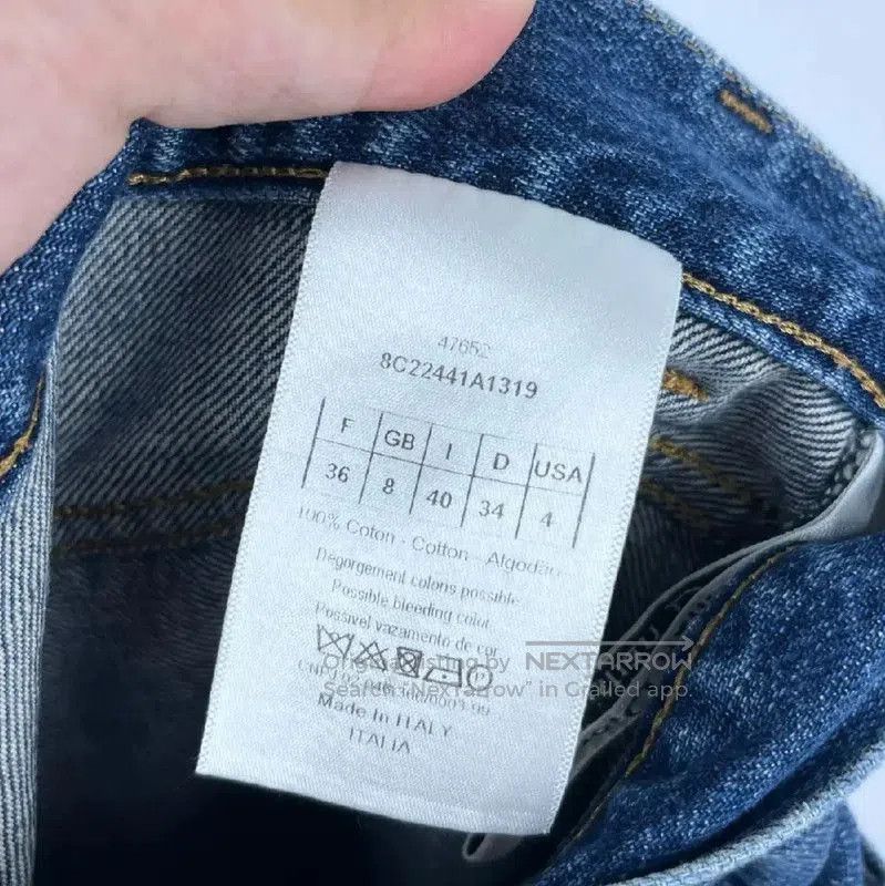 Dior Dior Blue Cotton Women's Jeans . Size 26" / US 2 / IT 38 - 5 Thumbnail