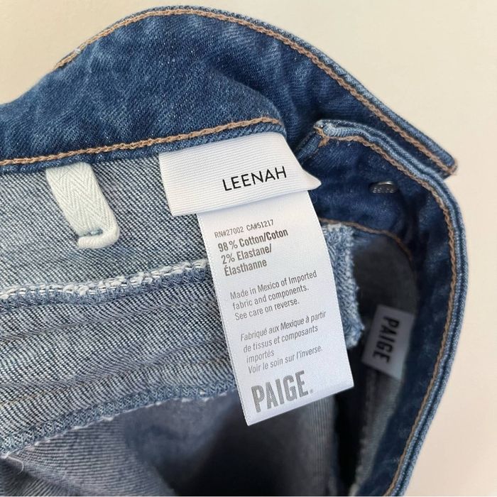 Paige Paige Leenah High Rise Button Fly Wide Leg Denim Jeans | Grailed