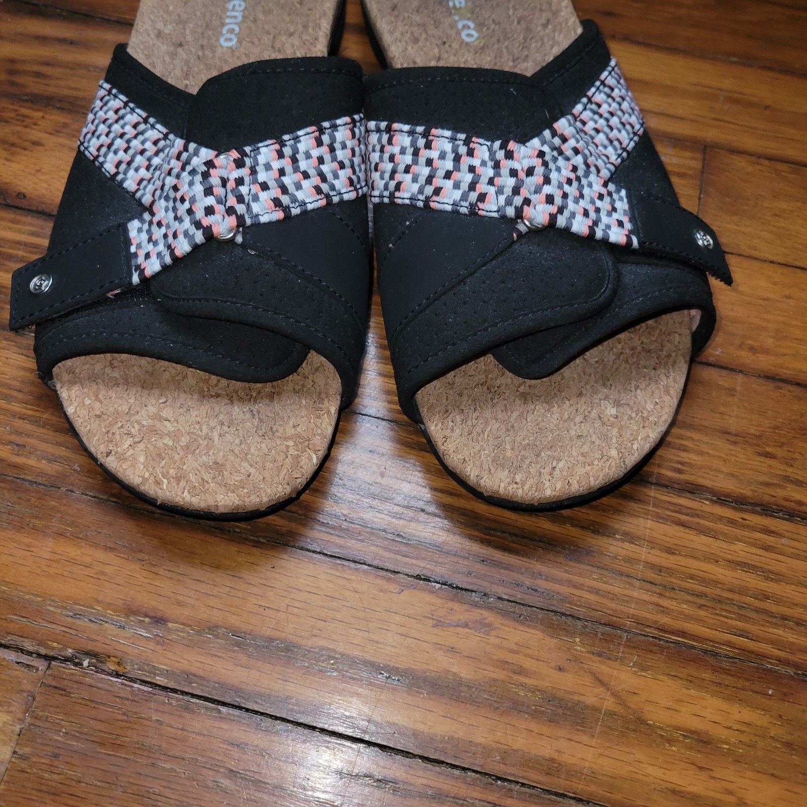 & Other Stories Spenco Slides Sandals Black Cork Insoles 11 Comfort Size US 11 / IT 41 - 2 Thumbnail