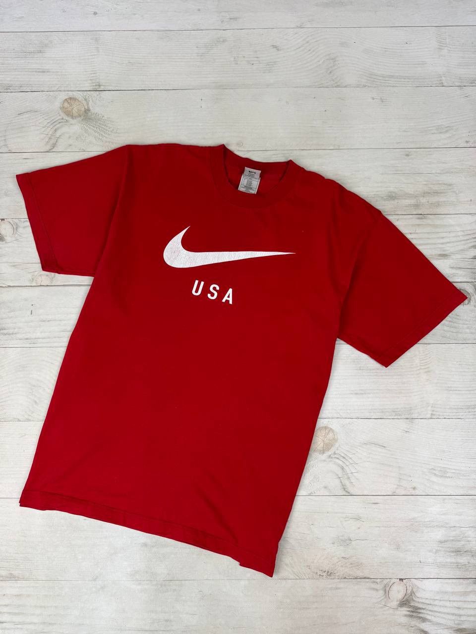 Nike Vintage Nike USA T Shirt Big Logo Size US L / EU 52-54 / 3 - 1 Thumbnail