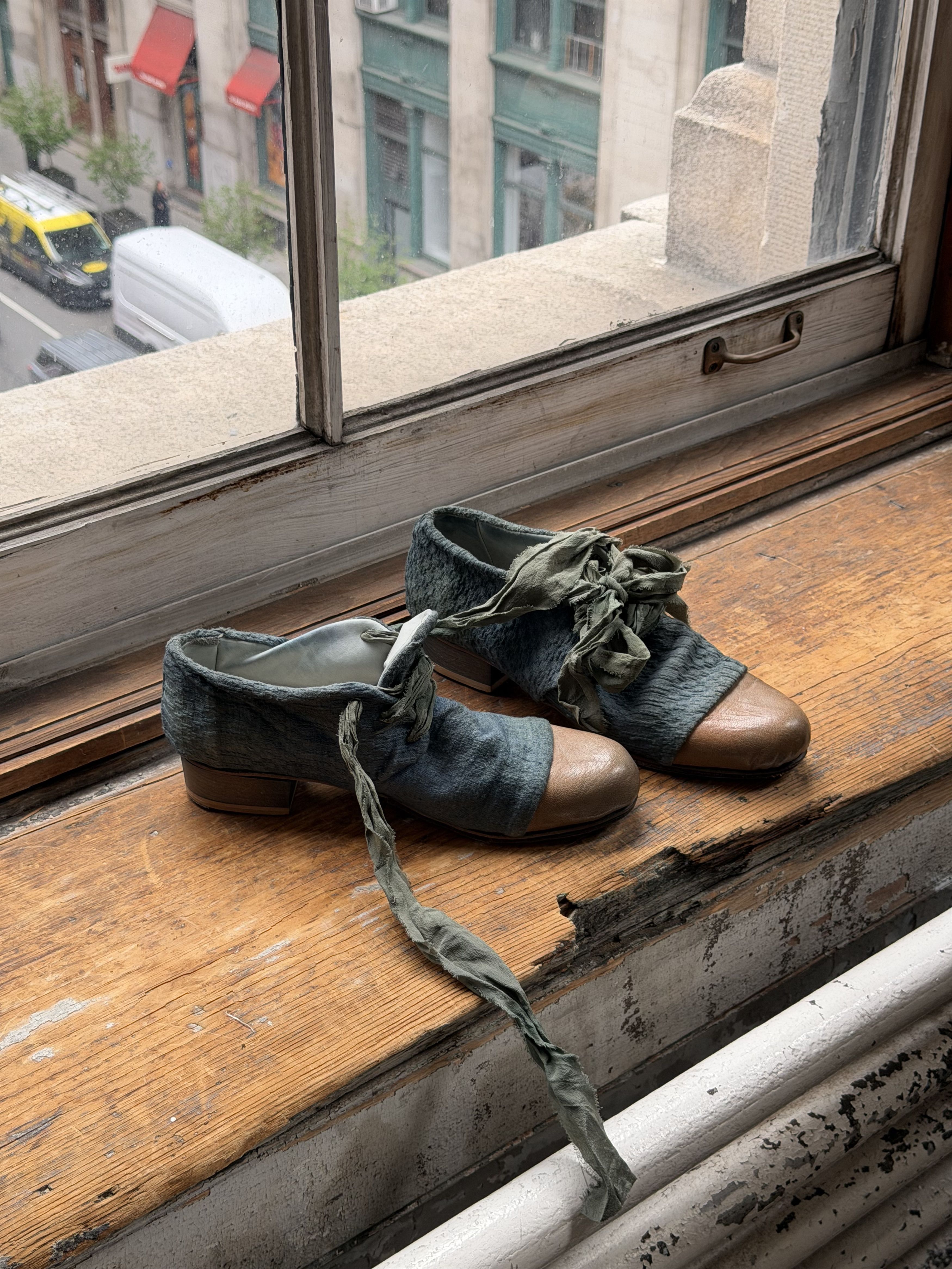 Other Atelier Inscrire CAP TOE DYED LINEN hemp dyed hat toe shoes Size US 9 / IT 39 - 5 Thumbnail