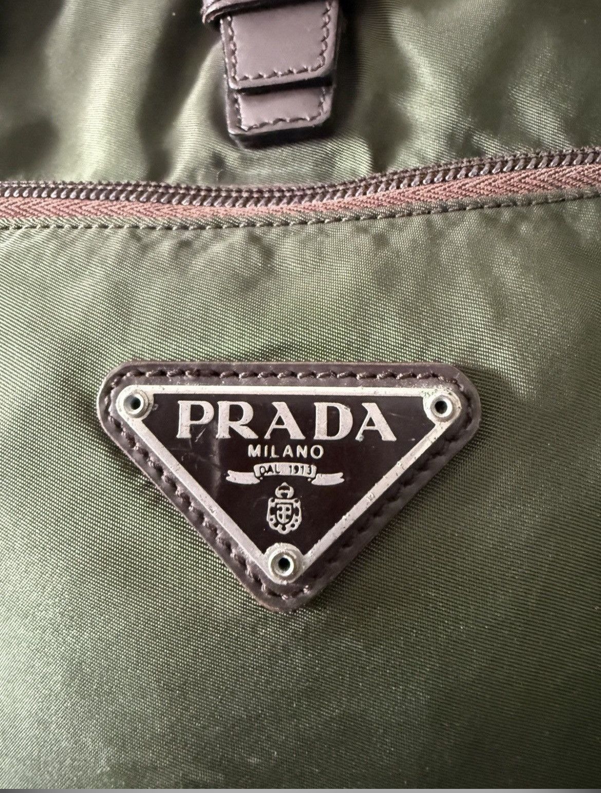 Prada Prada green backpack Size ONE SIZE - 7 Thumbnail