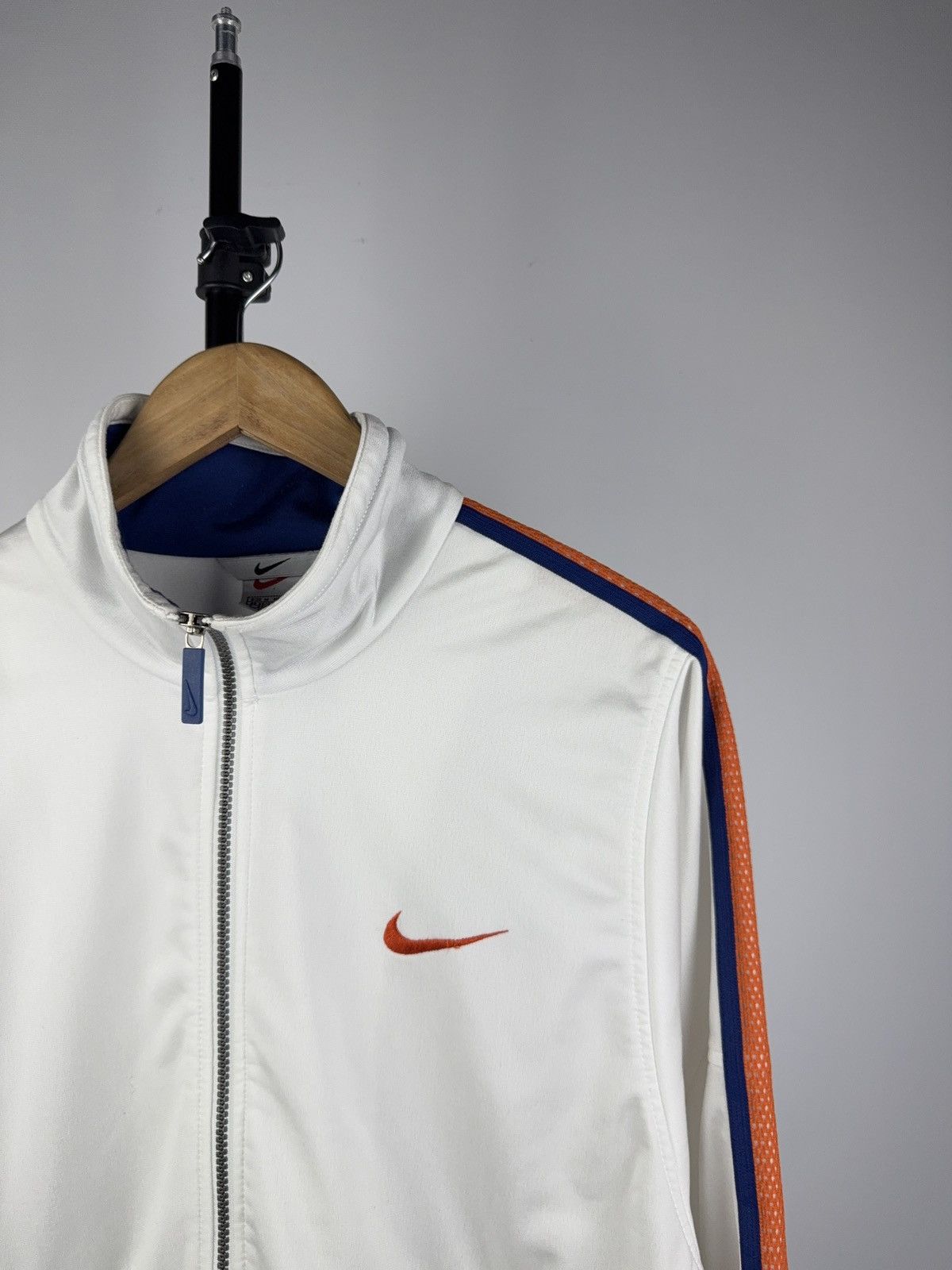 Nike × Vintage Vintage 90’s NIKE BIG LOGO TRACK JACKET Y2K Size US M / EU 48-50 / 2 - 2 Thumbnail