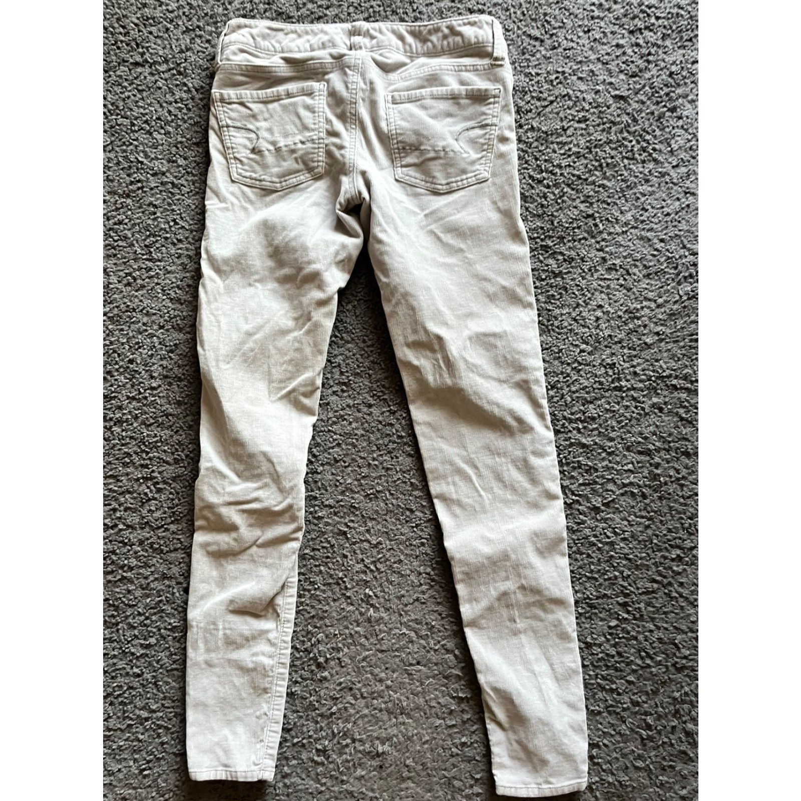 American Eagle Outfitters American Eagle Outfitters Jegging Pants Corduroy Beige Tan Women Size 0 Size 25" / US 0 / IT 36 - 3 Thumbnail