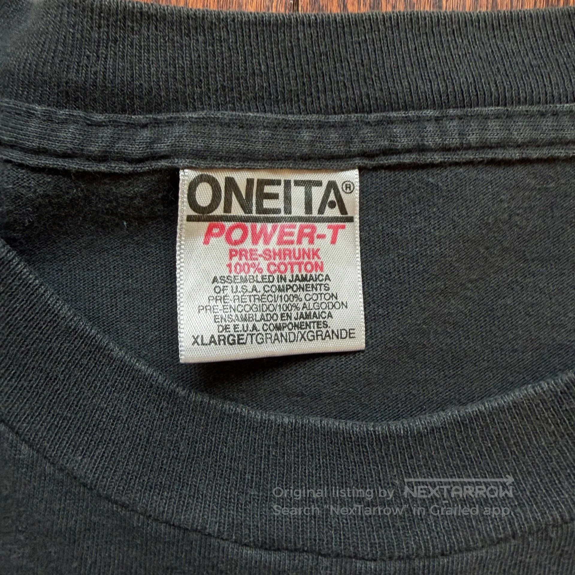 Vintage Vintage 90s Black Blank Tee. Size US M / EU 48-50 / 2 - 3 Thumbnail