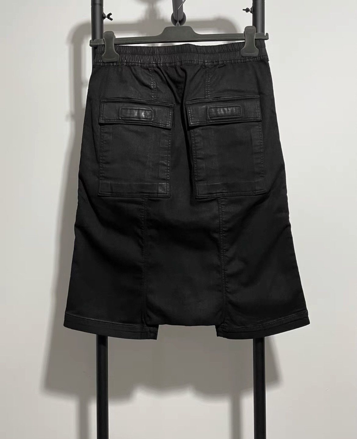 Pre-owned Rick Owens Wax Face Shorts In Black