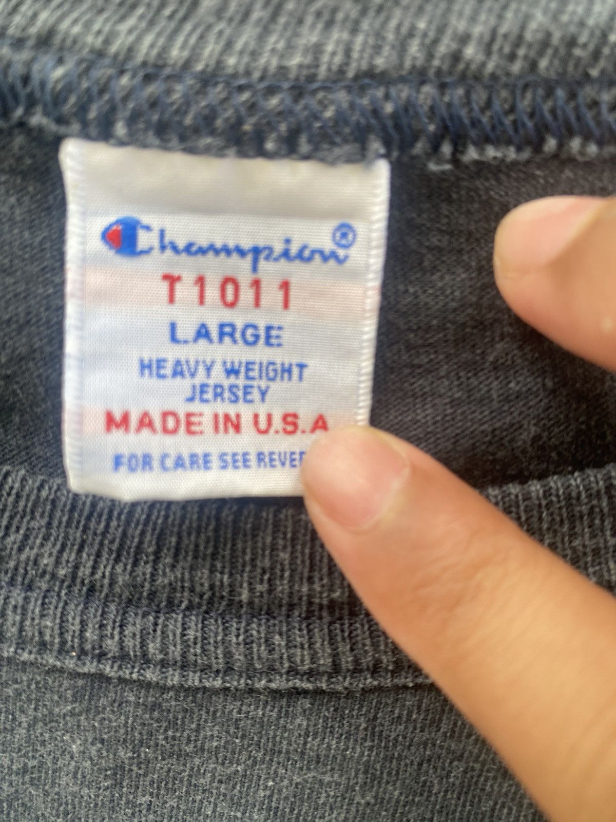 Champion VINTAGE CHAPION GONLY ISLAND WELLWORN RAGLAN TEE Size US L / EU 52-54 / 3 - 3 Thumbnail