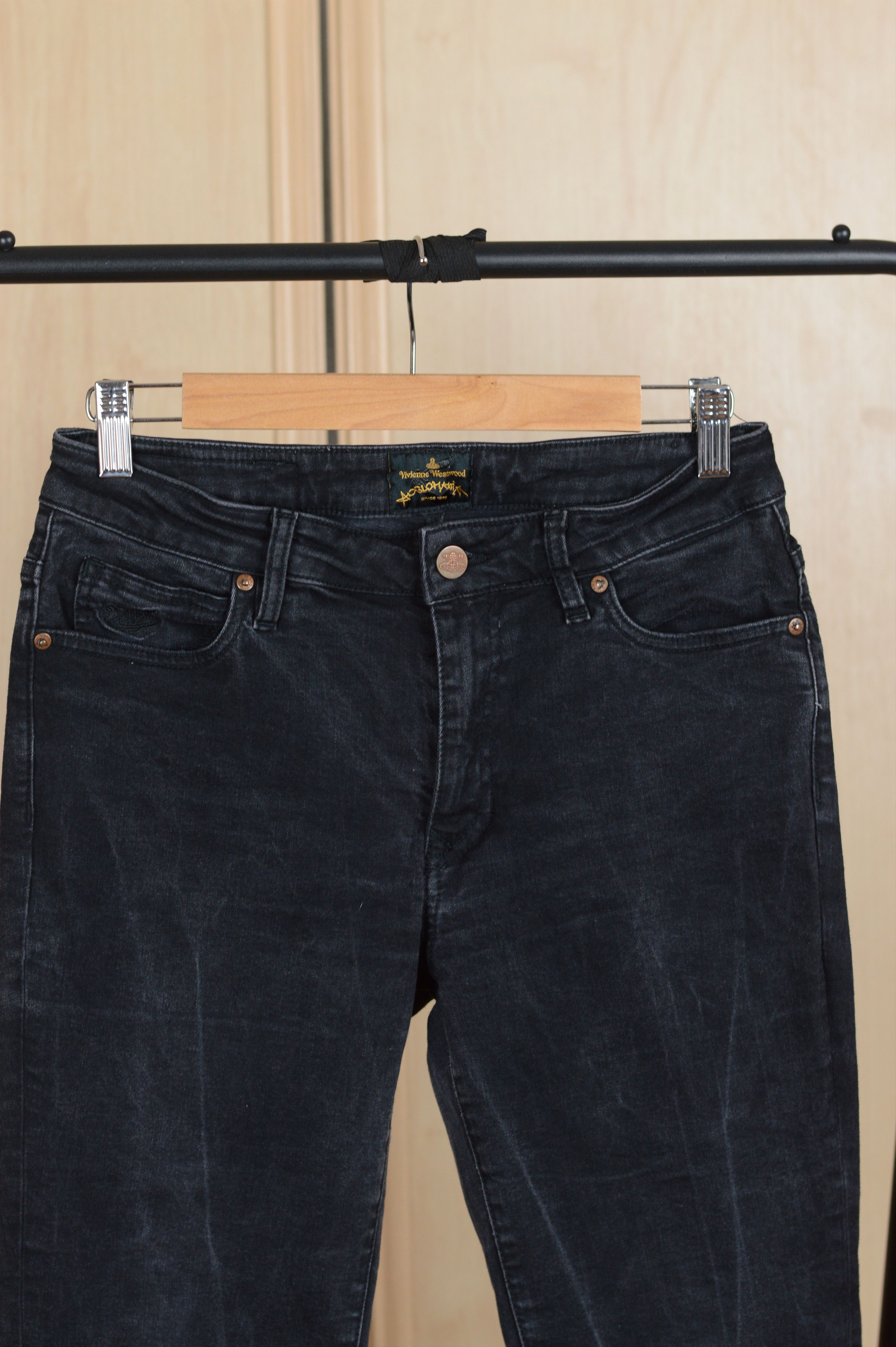 Vivienne Westwood Vivienne Westwood Anglomania Smoky Black Jeans Size US 30 / EU 46 - 2 Thumbnail