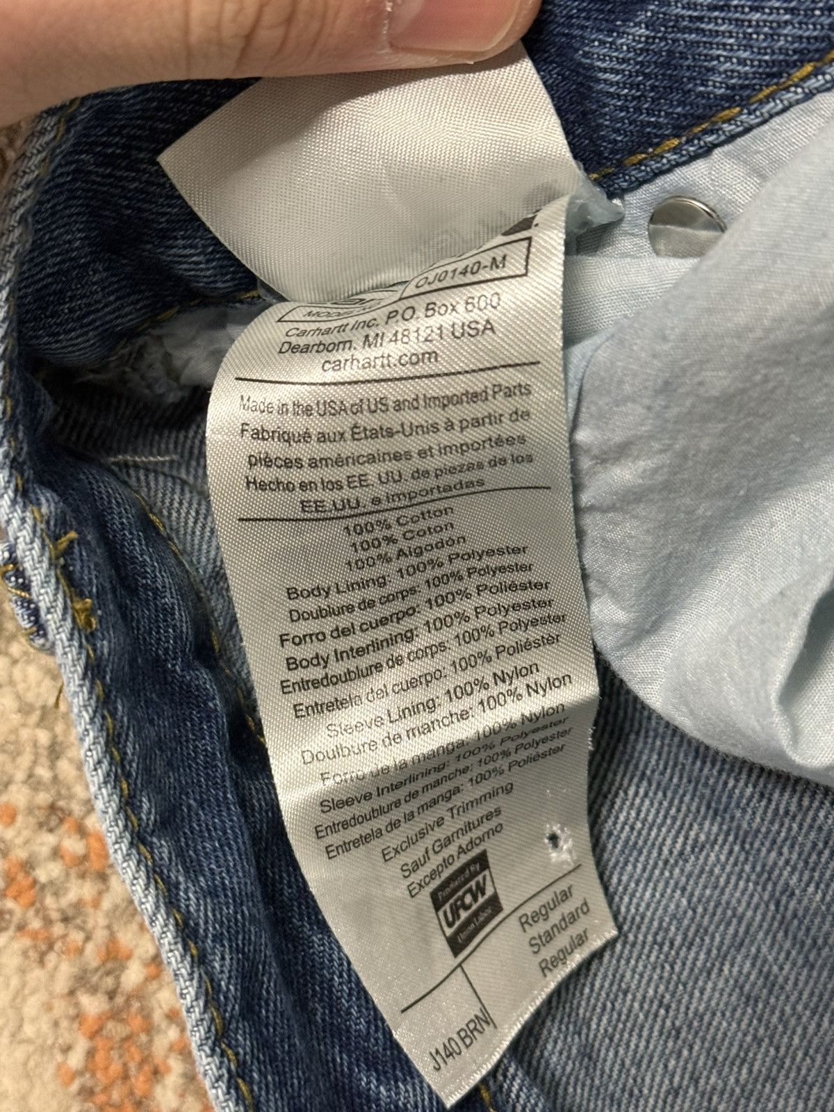 Carhartt Carhartt Double Knee Denim Size US 32 / EU 48 - 5 Thumbnail