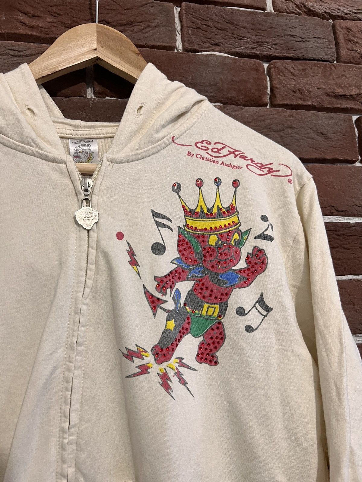 Ed Hardy Rare Ed Hardy Christian Audigier Devil Drip Hype Y2K Hoodie Size US S / EU 44-46 / 1 - 5 Thumbnail