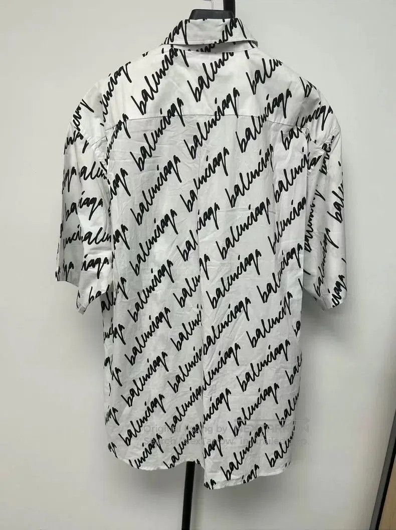 Balenciaga Balenciaga SS22 Logo Print Short Sleeve Shirt. Size US L / EU 52-54 / 3 - 2 Thumbnail