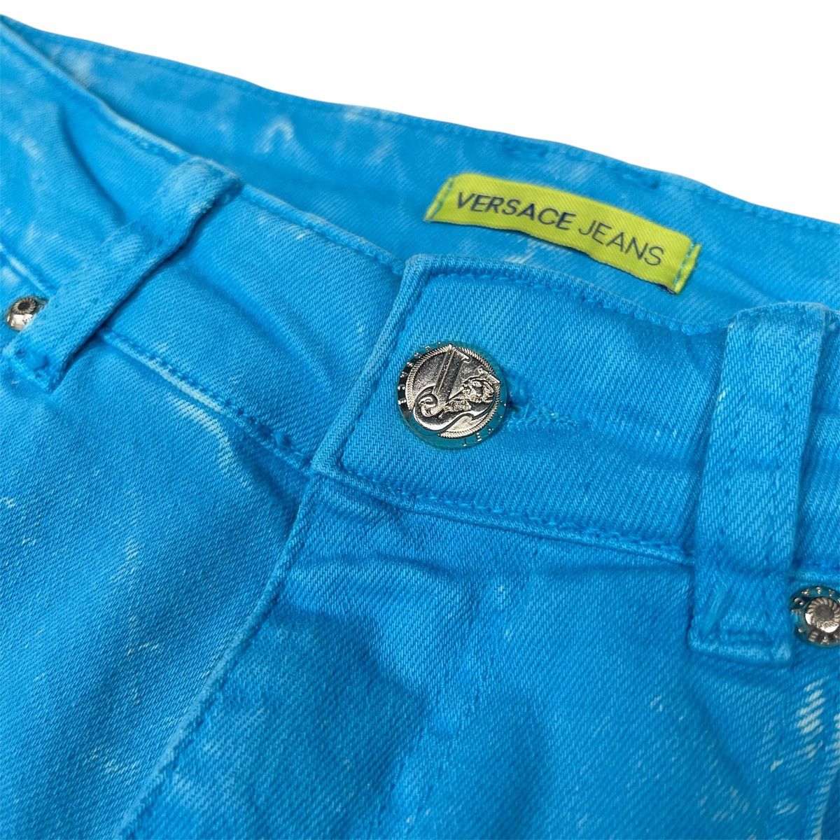 Versace Jeans Couture Versace Jeans Vibrant Blue Skinny Jeans Size 26" / US 2 / IT 38 - 7 Thumbnail