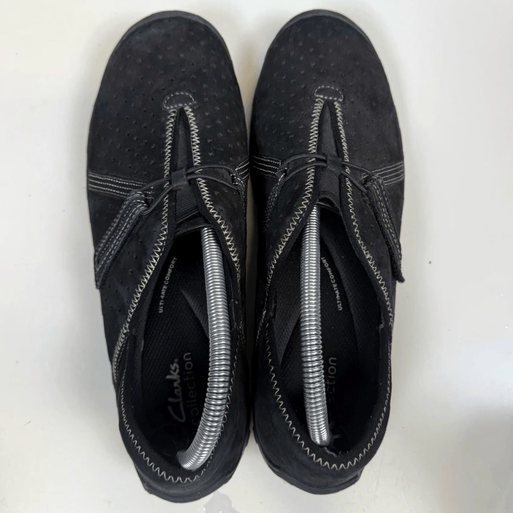 Clarks Clarks Fiana Braley Casual Sneaker Slip On Women 11 Black Suede Leather Sneaker Size US 11 / IT 41 - 5 Thumbnail