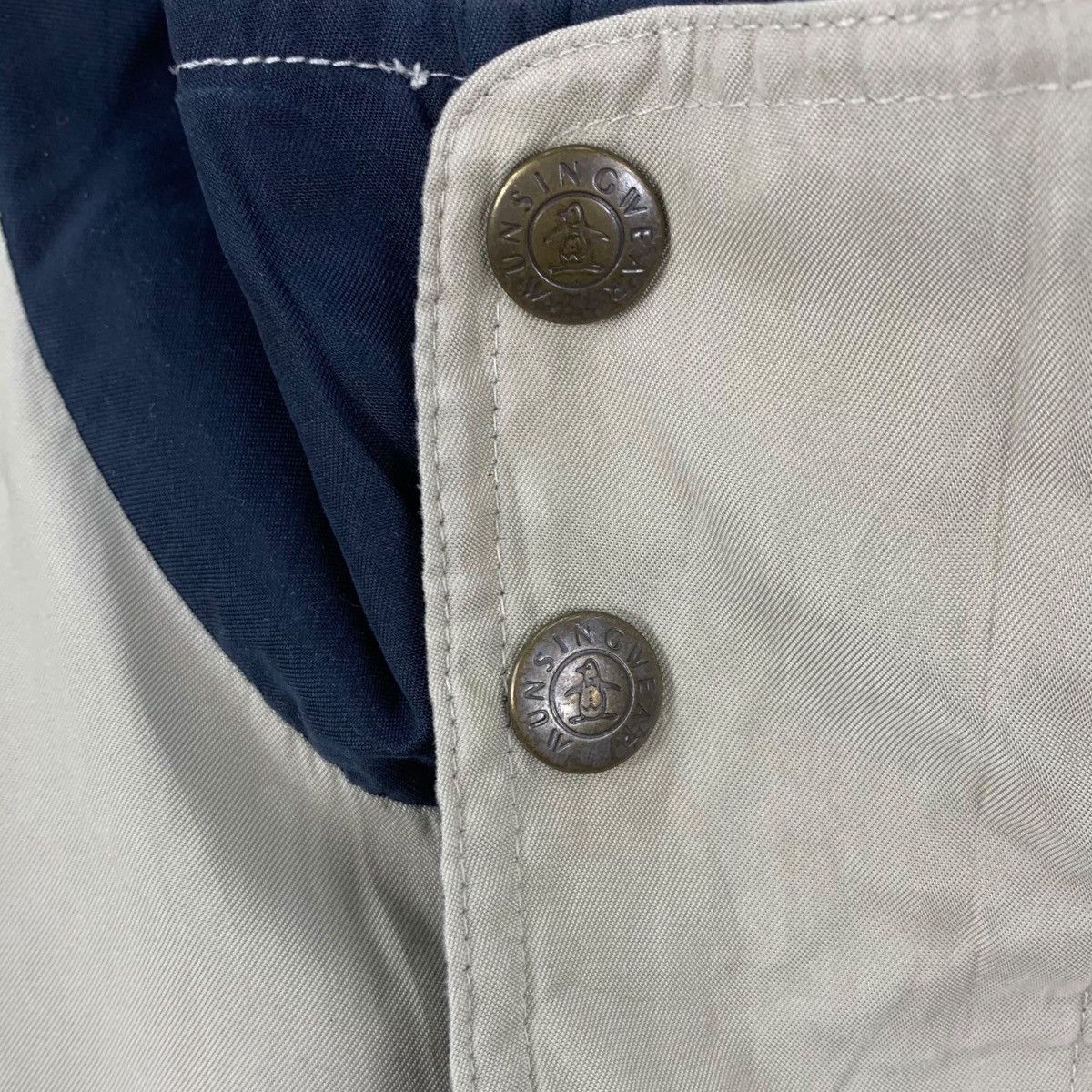 Vintage Vintage MUNSINGWEAR GRAND SLAM Beige Windbreaker Jacket Size US XXL / EU 58 / 5 - 3 Thumbnail
