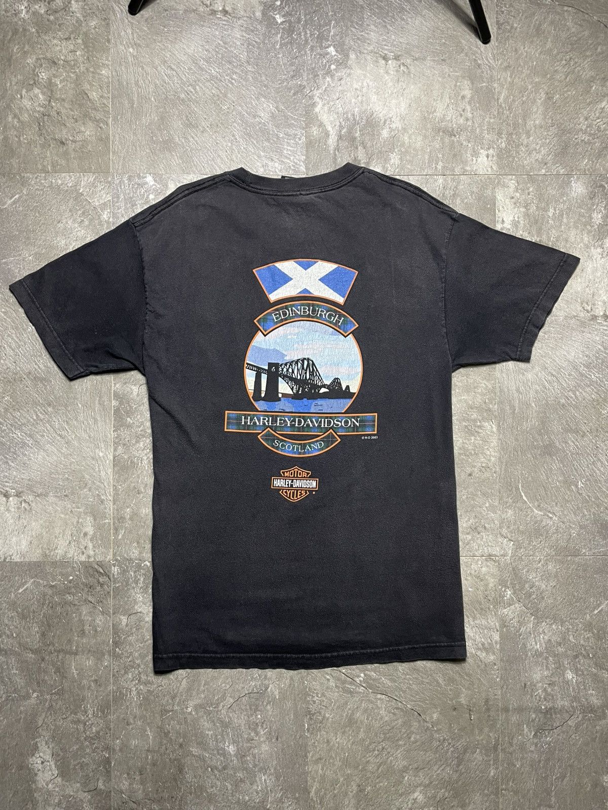Harley Davidson Harley Davidson Vintage American Born Scotland Edinburgh Size US L / EU 52-54 / 3 - 3 Thumbnail