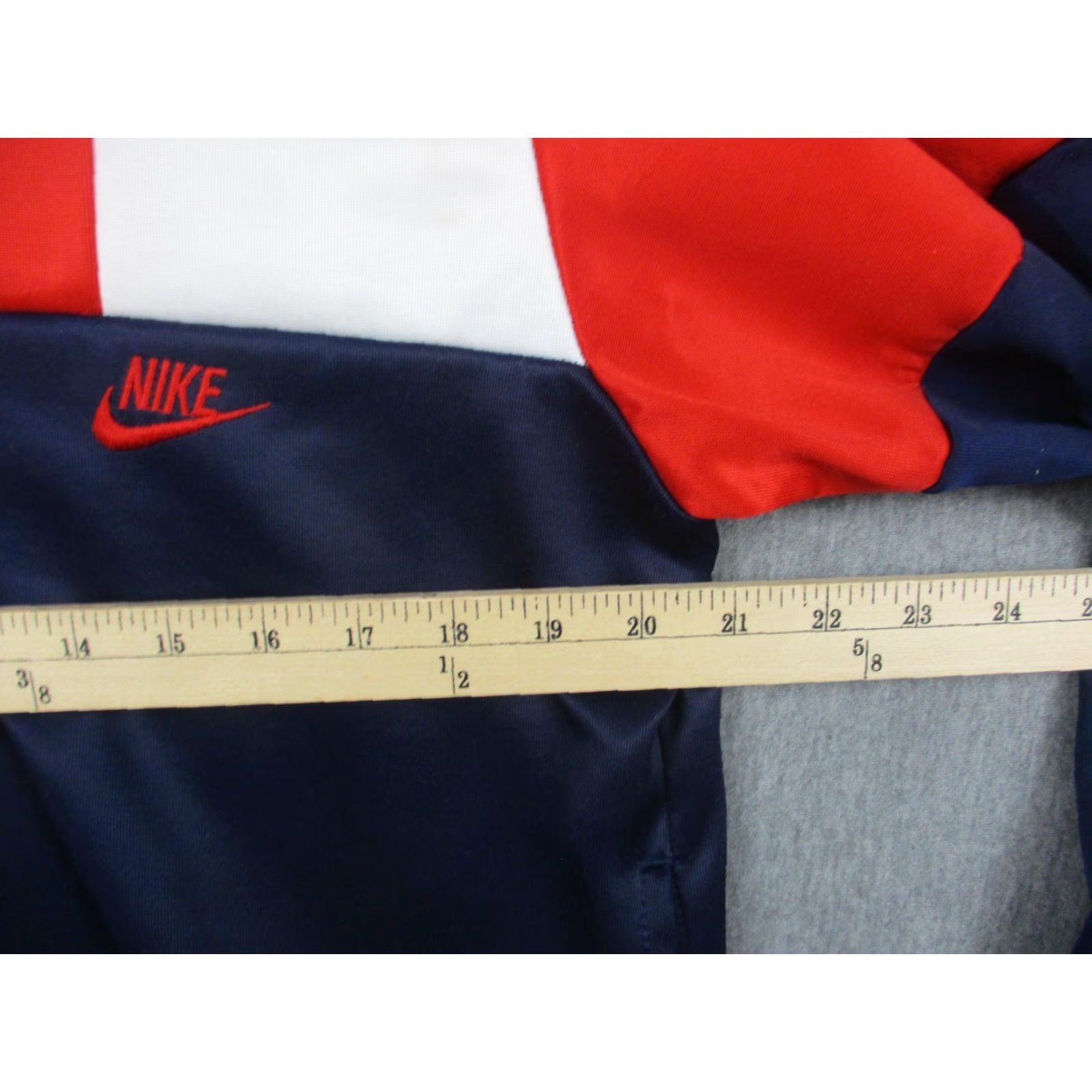 Nike VINTAGE Nike Jacket Mens M Red White Blue Track Full Zip Hong Kong 80s 90s Nike AeroLoft Size US M / EU 48-50 / 2 - 7 Thumbnail