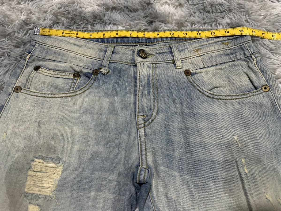 R13 🔥R13 Boy Skinny Denim Distressed Patchwork Size US 31 - 20 Thumbnail