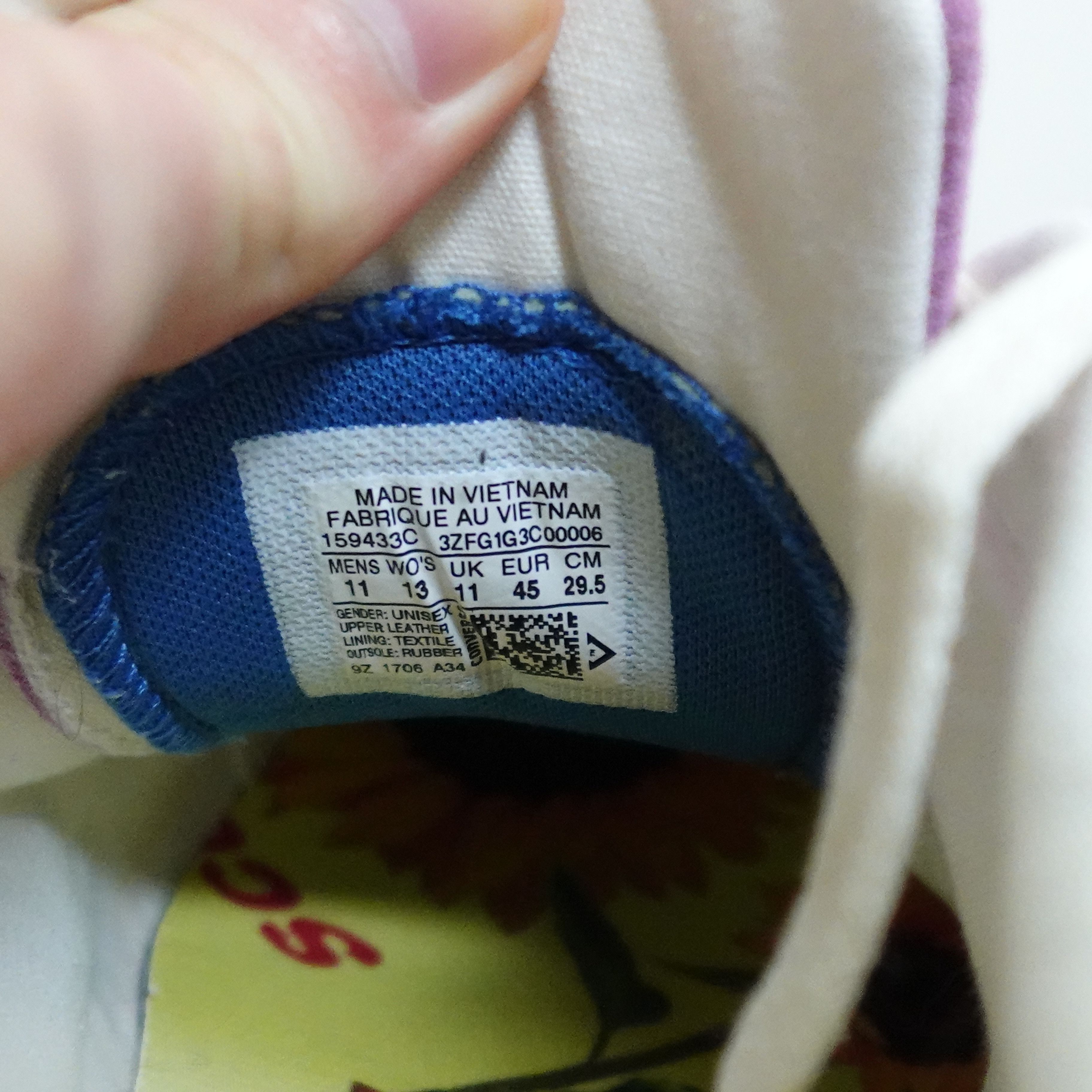 Golf le Fleur Converse x Golf Le Fleur One Star Fuchsia Glow Purple Size US 11 / EU 44 - 7 Thumbnail