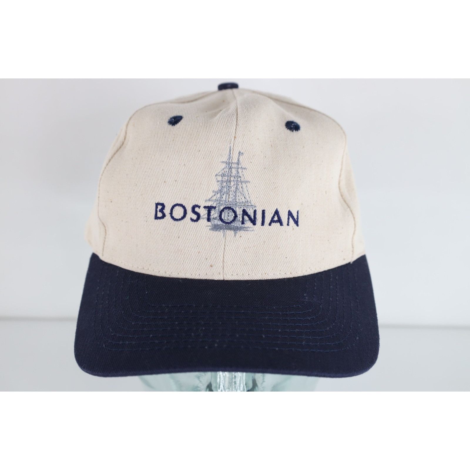 Vintage Vintage 90s Streetwear Bostonian Ship Boat Snapback Hat Size ONE SIZE - 1 Thumbnail