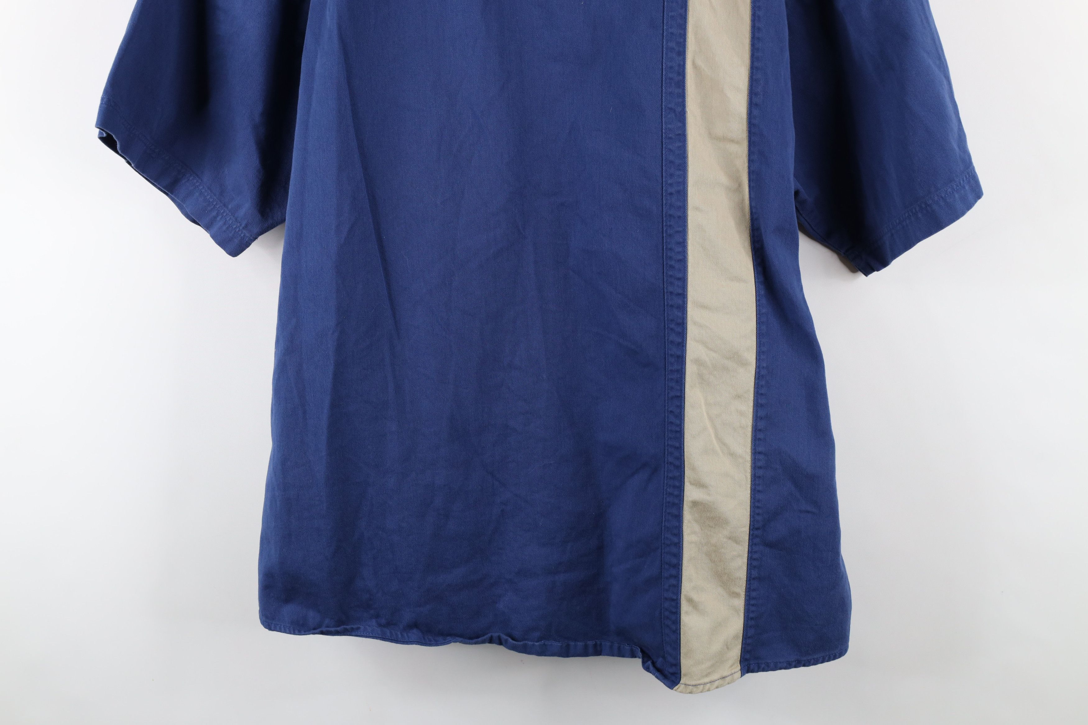 Vintage × Wrangler Vintage 90s Wrangler Block Cotton Twill Button Down Shirt Size US L / EU 52-54 / 3 - 10 Thumbnail