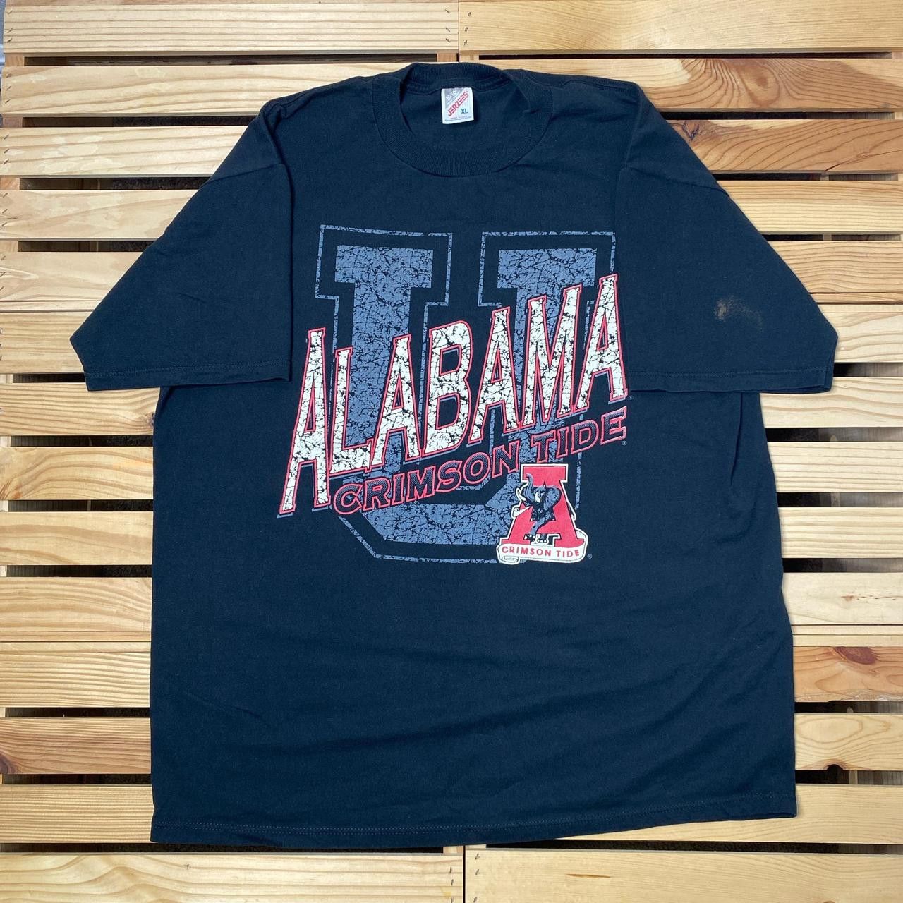 Jerzees Vintage University of Alabama Black College Tee Size XL Size US XL / EU 56 / 4 - 1 Thumbnail