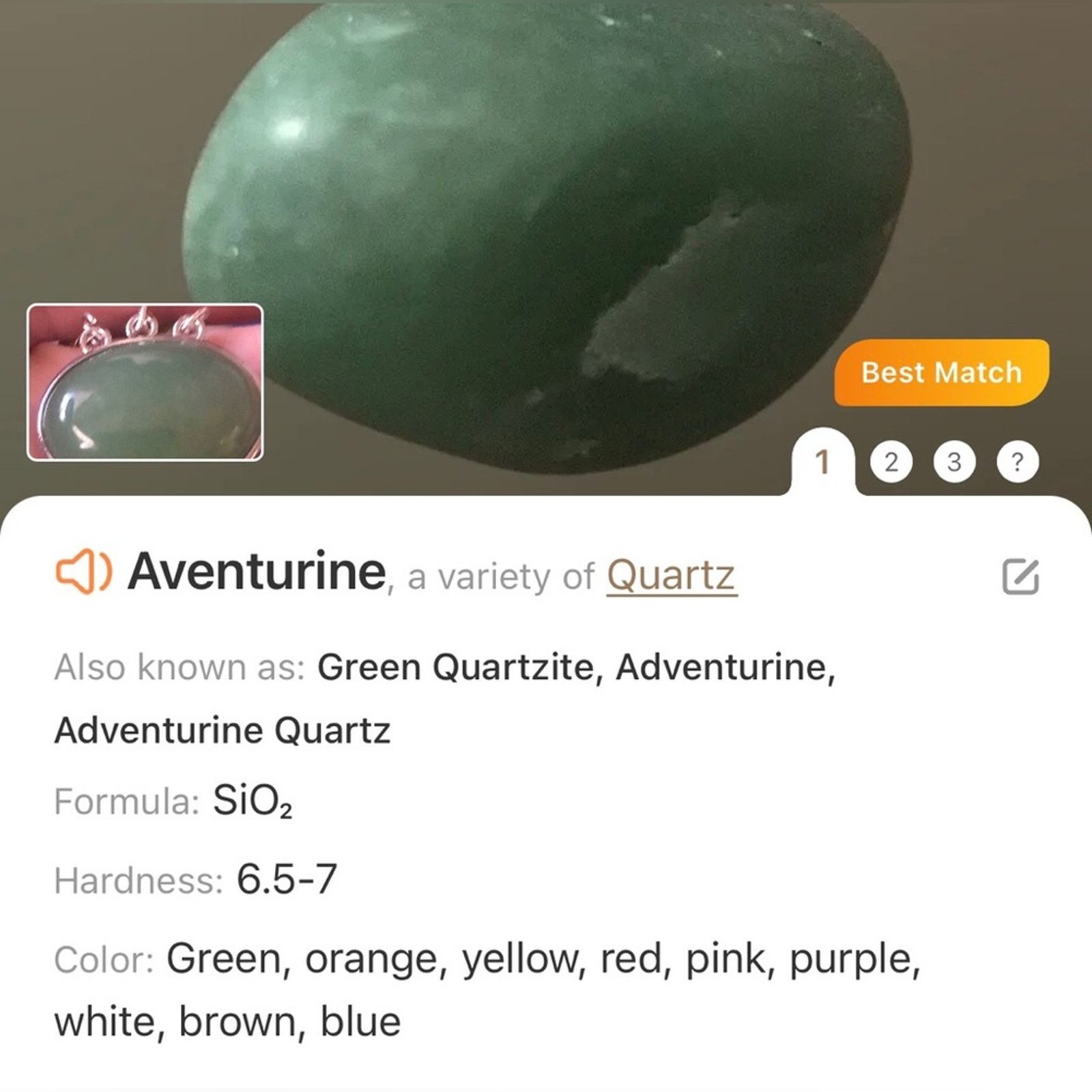 Handmade Handcrafted triple strand glass Pearl aventurine neckla Size ONE SIZE - 9 Thumbnail