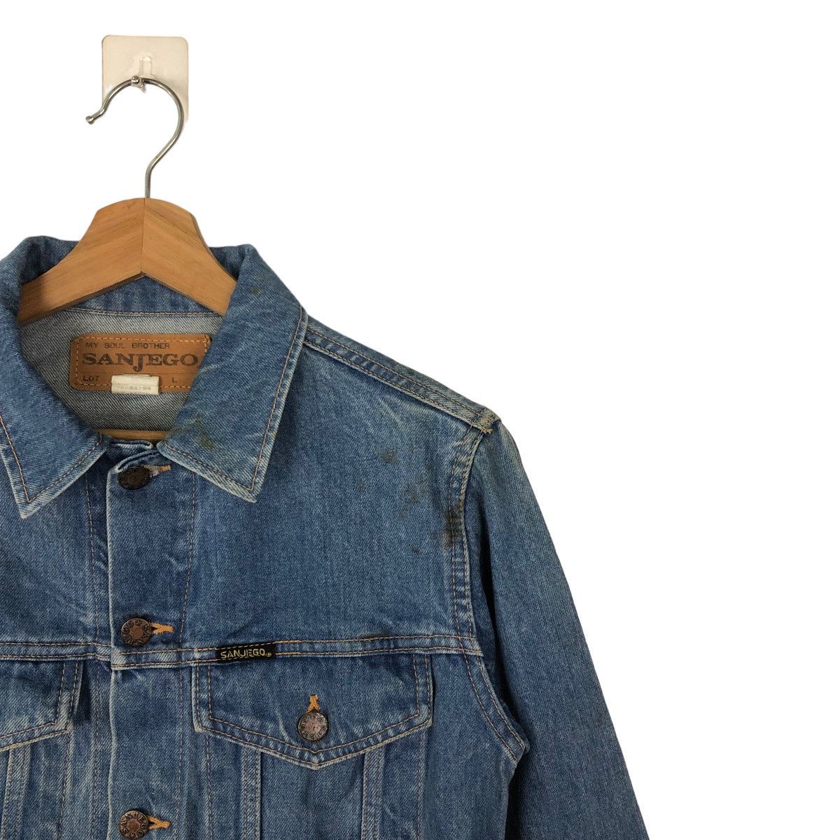Other 🔥VINTAGE CROPPED TRUCKER DENIM JACKET SANJEGO MICKEY MOUSE Size S / US 4 / IT 40 - 5 Thumbnail