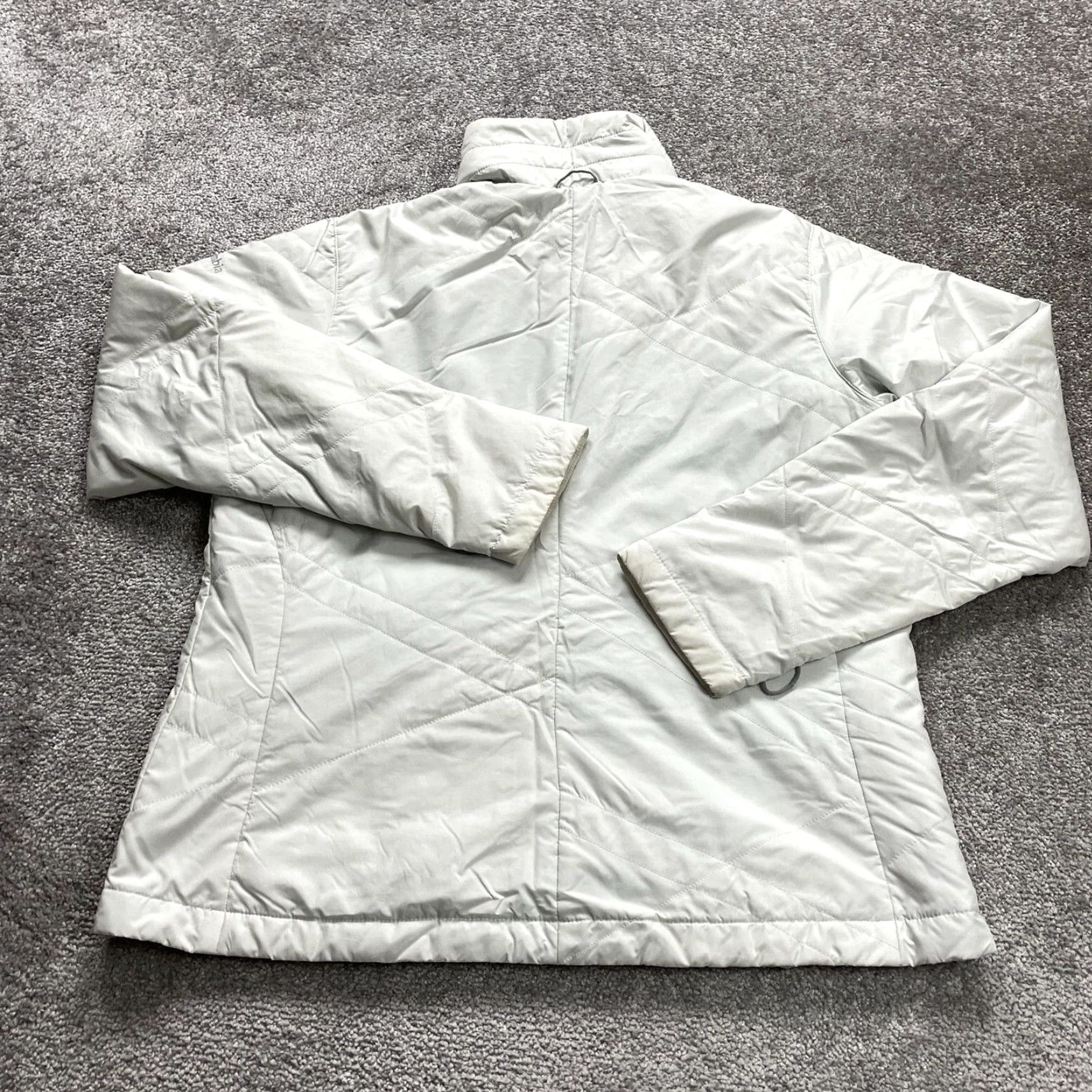 Vintage Columbia Interchange Jacket Womens Large White Full Zip Pockets Outdoor Hiking Size L / US 10 / IT 46 - 2 Thumbnail