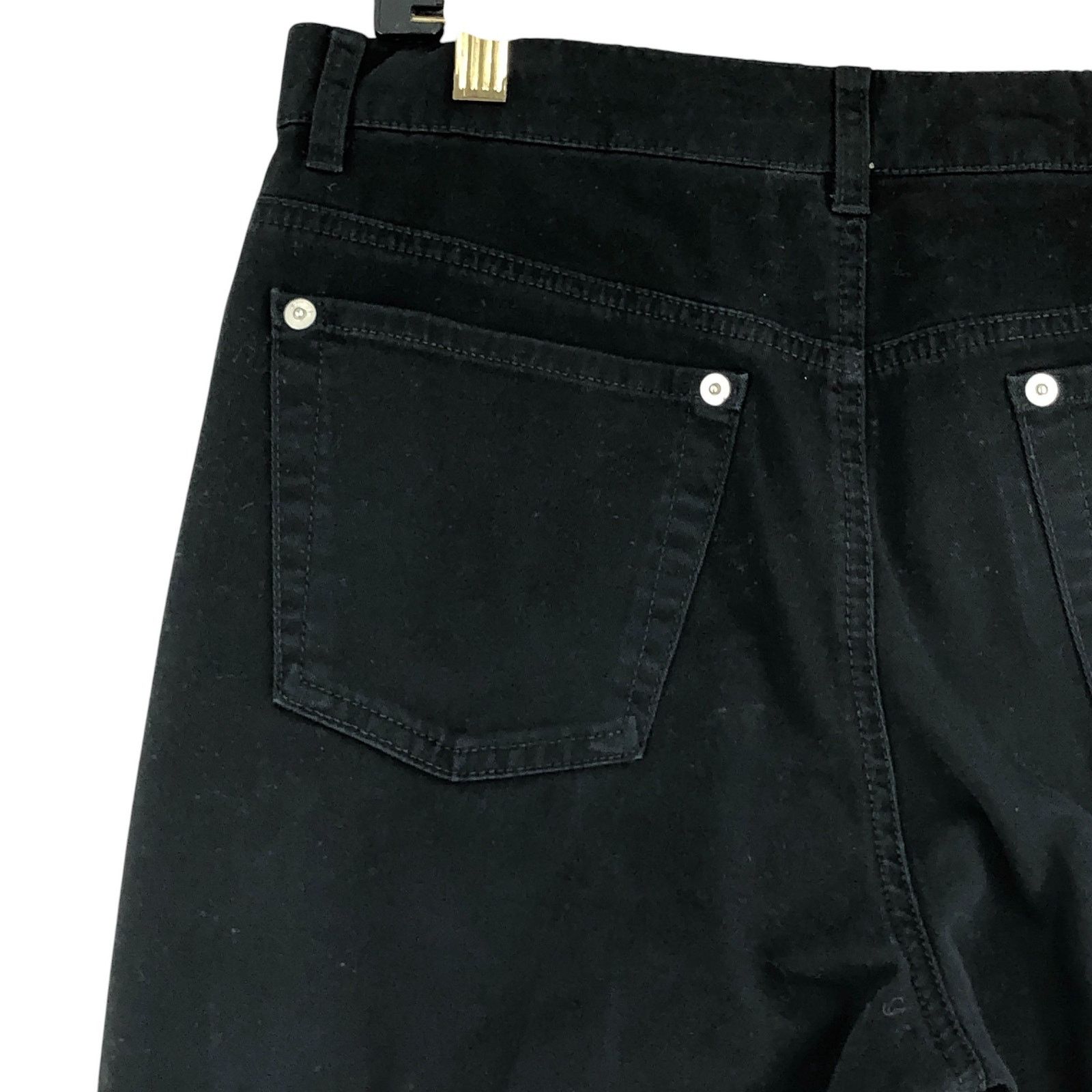 Bogner Bogner Womens Size 10 Long Jeans Straight Leg Stretch Black Size 32" / US 10 / IT 46 - 11 Thumbnail