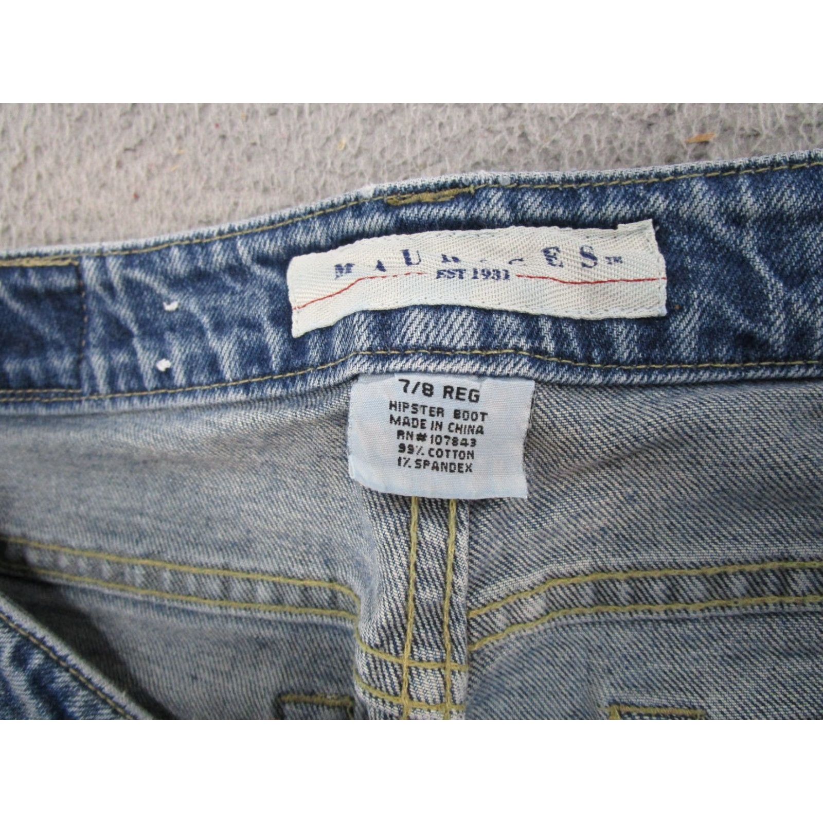 Vintage VINTAGE Maurices Denim Jeans Bootcut Women's Size 8 Blue Regular 5-Pocket Design Jeans Size 30" / US 8 / IT 44 - 4 Thumbnail