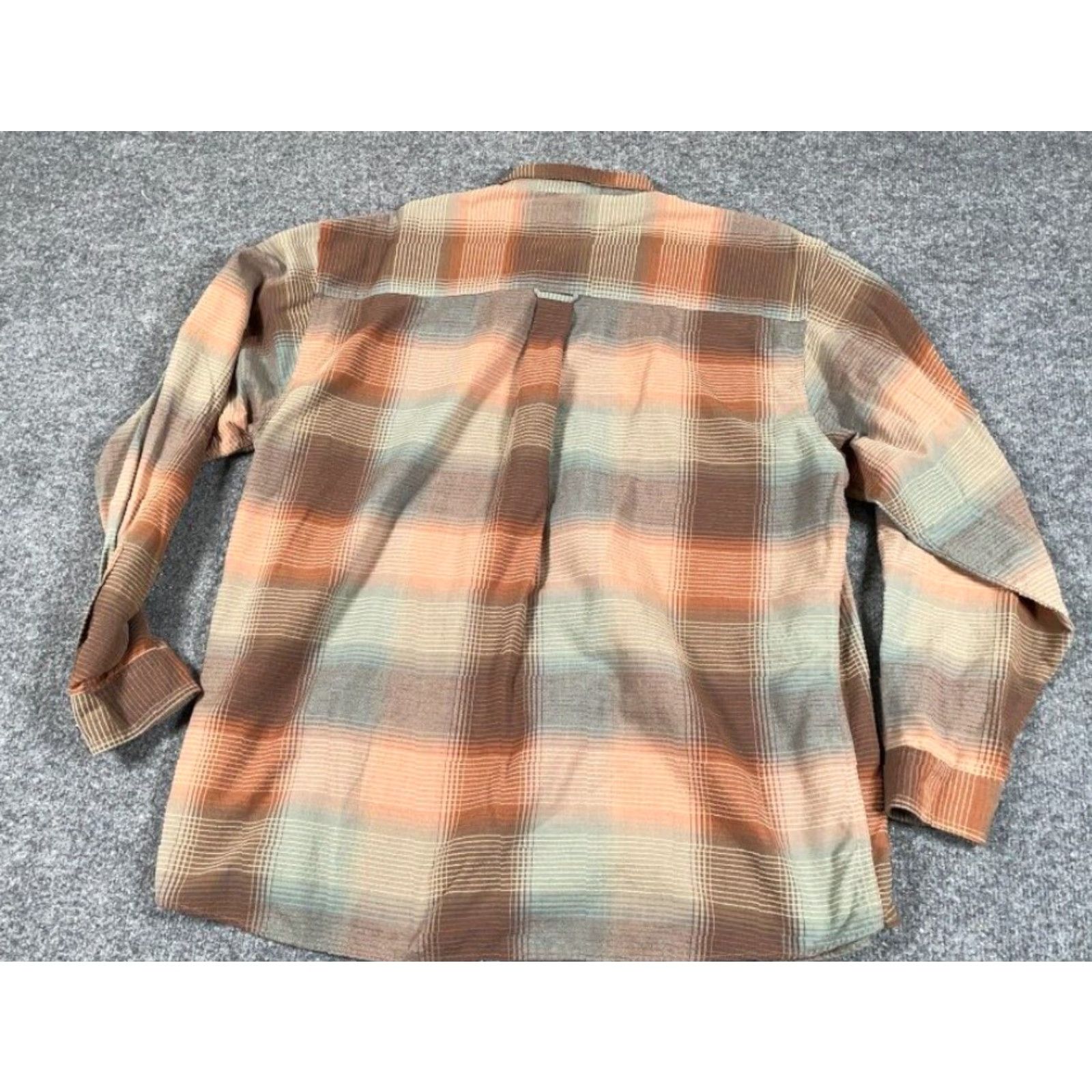Vintage VTG Grunge Shadow Plaid Shirt Adult XL Textured Lightweight Viscose Outdoor Size US XL / EU 56 / 4 - 2 Thumbnail