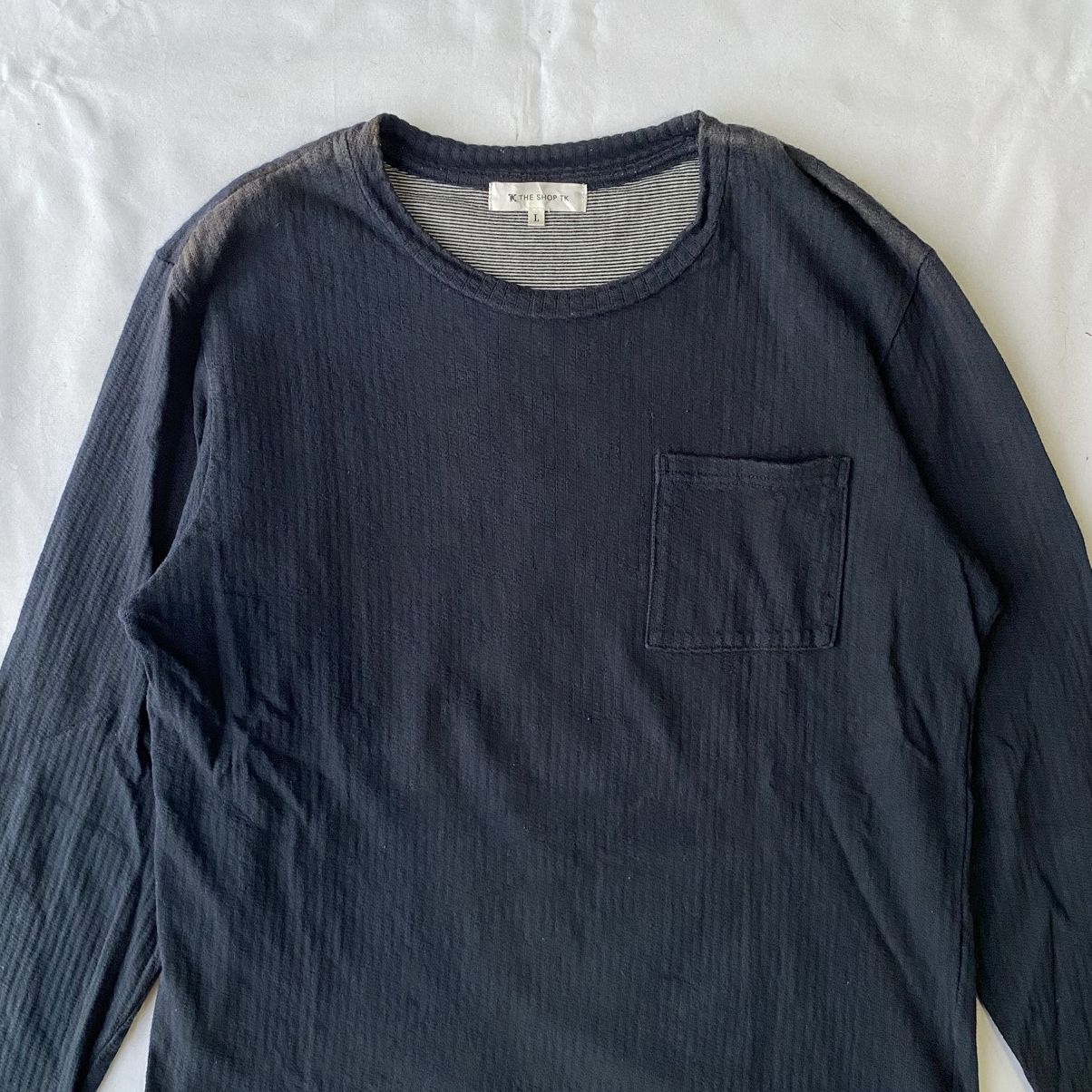 If Six Was Nine × Japanese Brand × Le Grande Bleu (L.G.B.) Japanese Double Layer Gothic Style Long Sleeve Tees Size US L / EU 52-54 / 3 - 3 Thumbnail