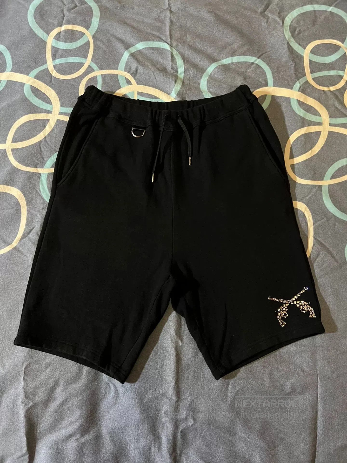 Roar Roar Classic Rhinestone Sporty Shorts. Size US 26 / EU 42 - 1 Thumbnail