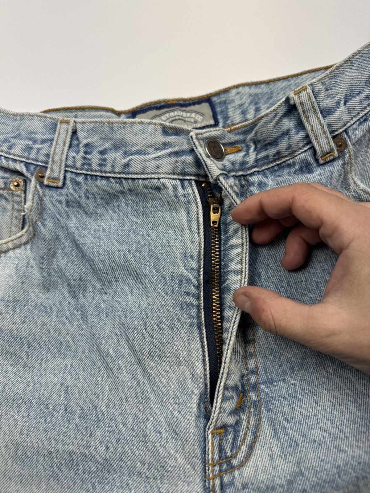 Levi's Vintage Clothing Vintage Levis 726 Silver Tab Loose Fit Jeans Size US 31 - 15 Thumbnail
