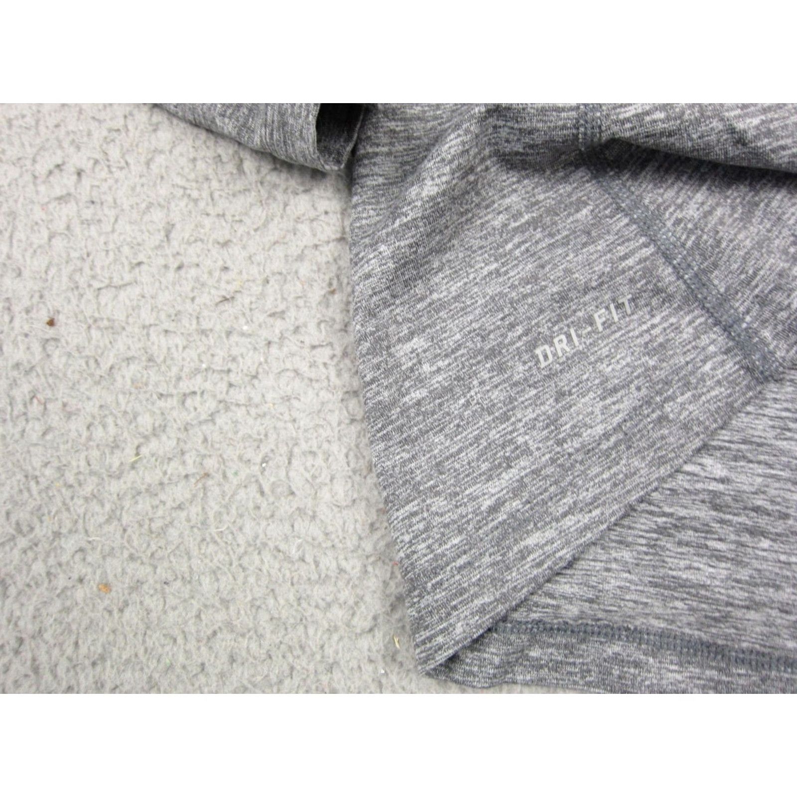 Nike Nike Shirt Womens S Gray Dri-Fit 1/4 Zip Running Athletic Melange 90s Sports Casual Womens Size S / US 4 / IT 40 - 7 Thumbnail