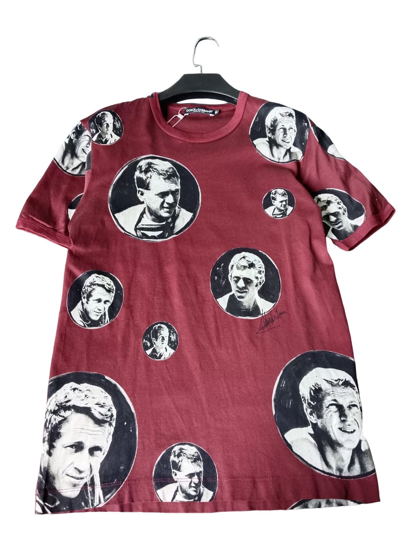 Dolce & Gabbana Dolce & Gabbana Steve mcqueen portrait t-shirt