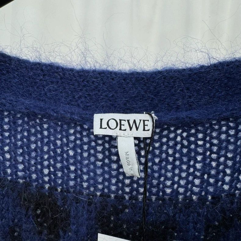 Loewe LOEWE Polar bear embroidered alphabet horsehair sweater Size S / US 4 / IT 40 - 5 Thumbnail