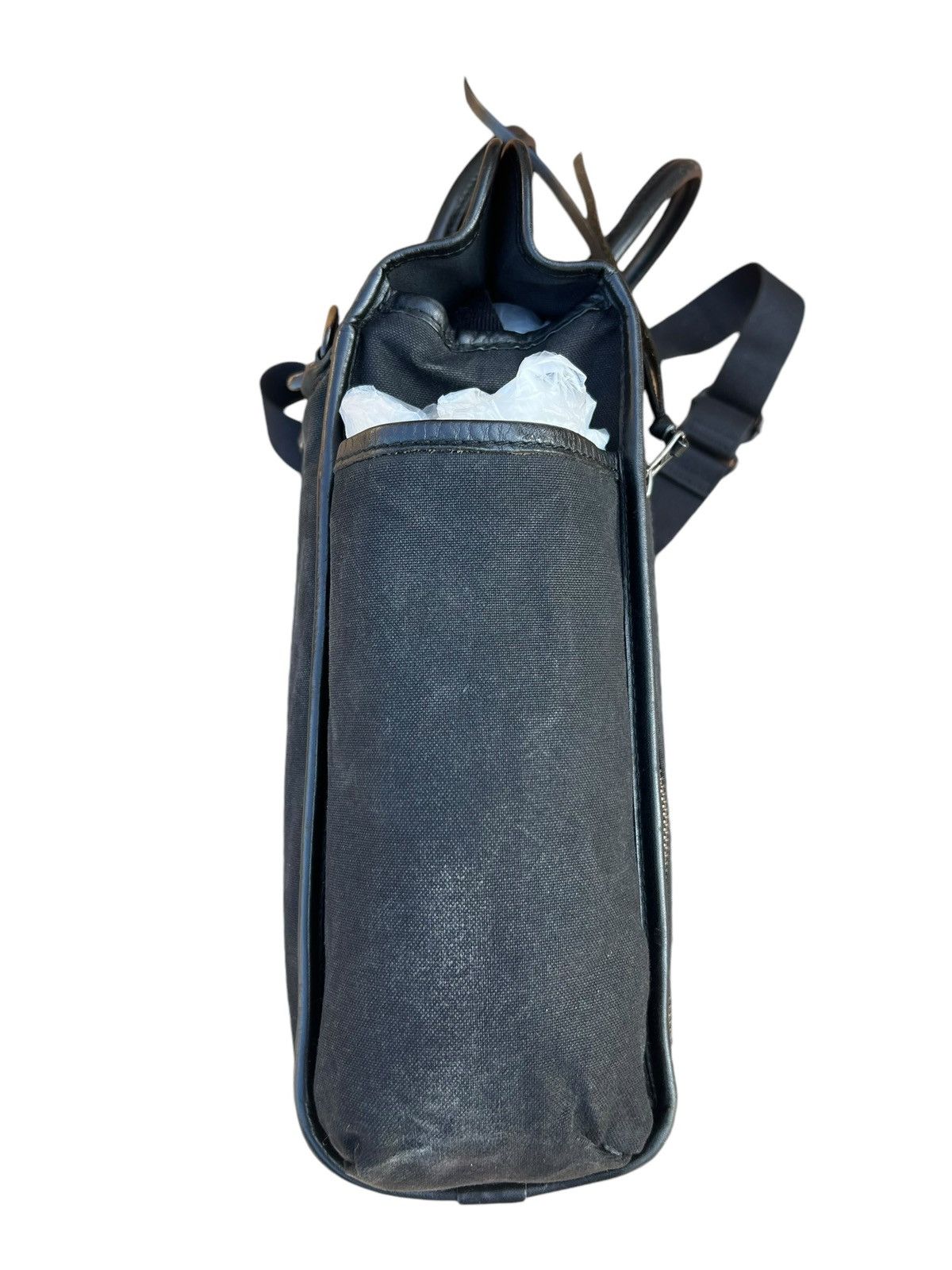 Vintage Vintage Heming’s Inc. X Rootote Japan Fade Black Canvas Bag Size ONE SIZE - 11 Thumbnail