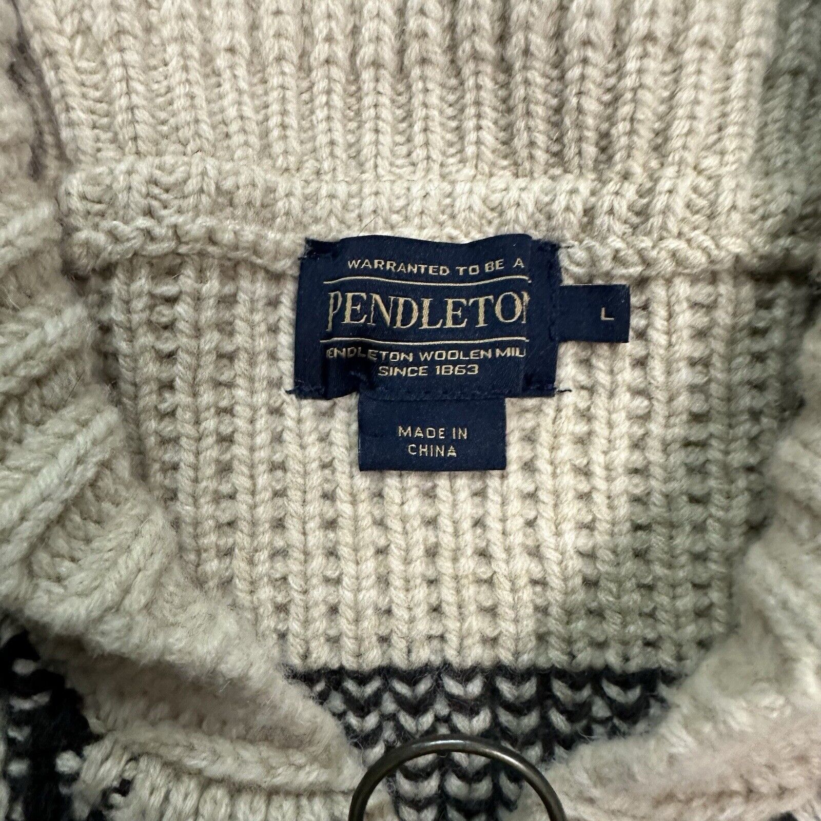 Pendleton Pendleton Lebowski The Dude Wool Cardigan Sweater Large Size US L / EU 52-54 / 3 - 4 Thumbnail