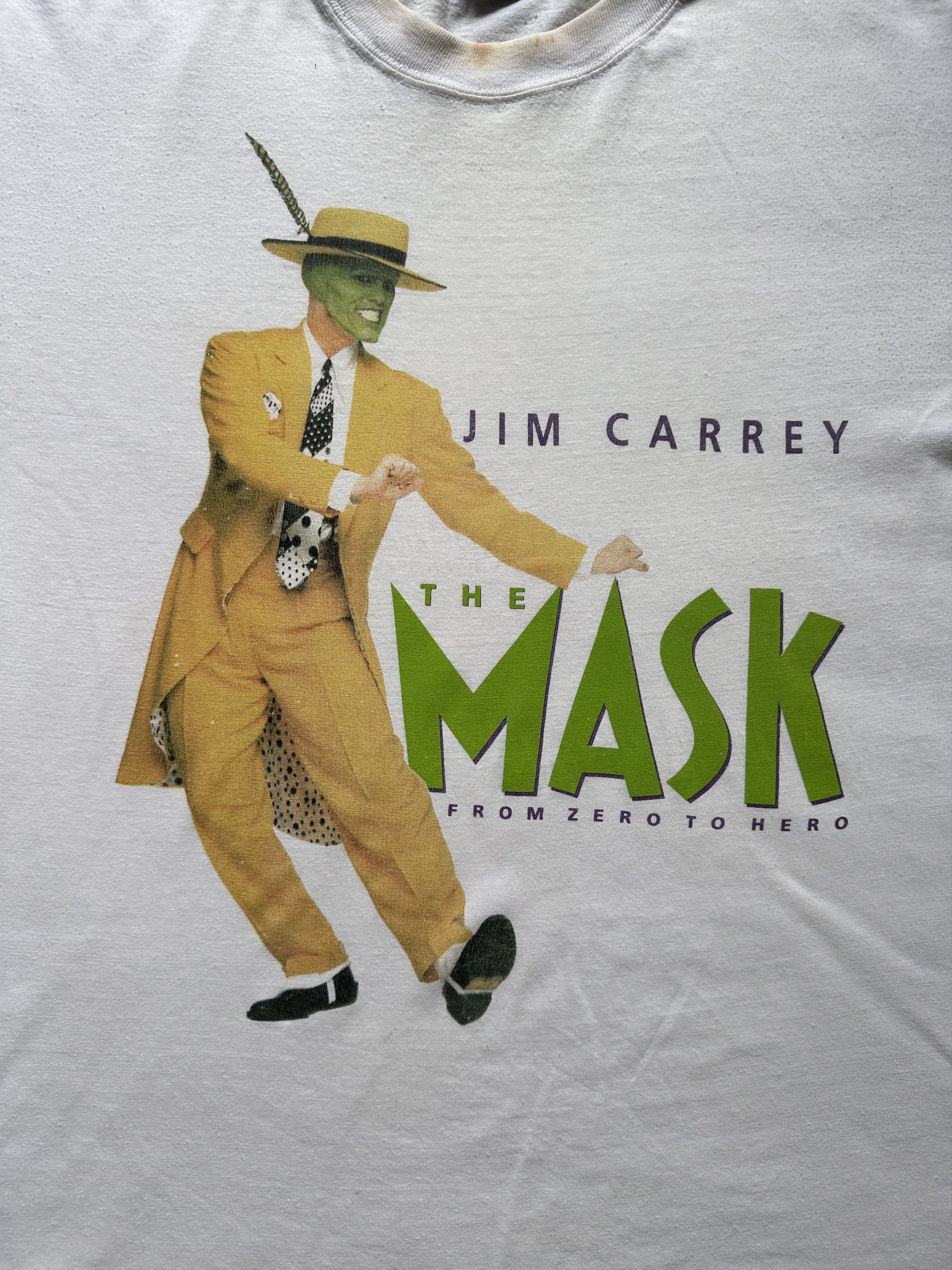 Vintage Jim Carrey The Mask vintage rare t shirt Size US XL / EU 56 / 4 - 4 Thumbnail