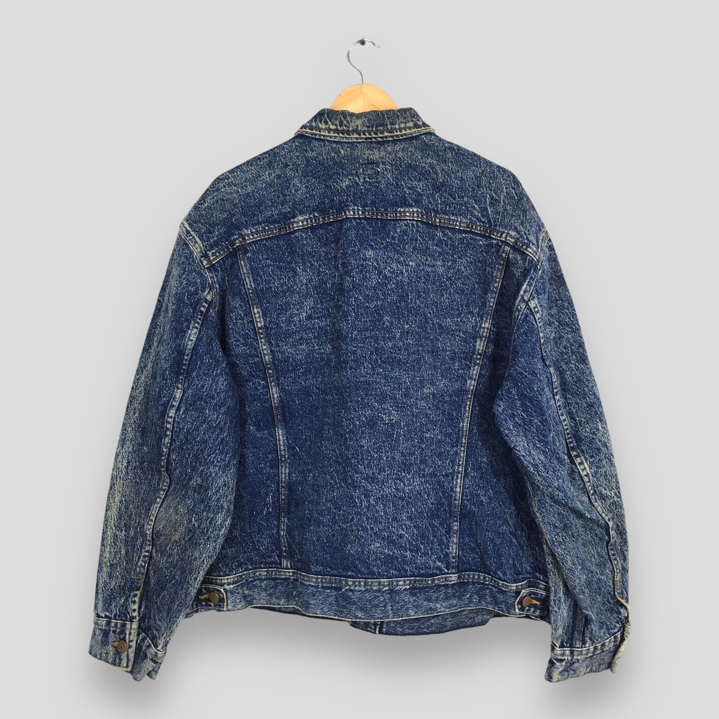 Lee Vintage 80's Lee Riders Denim Trucker Jacket XLarge Size US XL / EU 56 / 4 - 6 Thumbnail