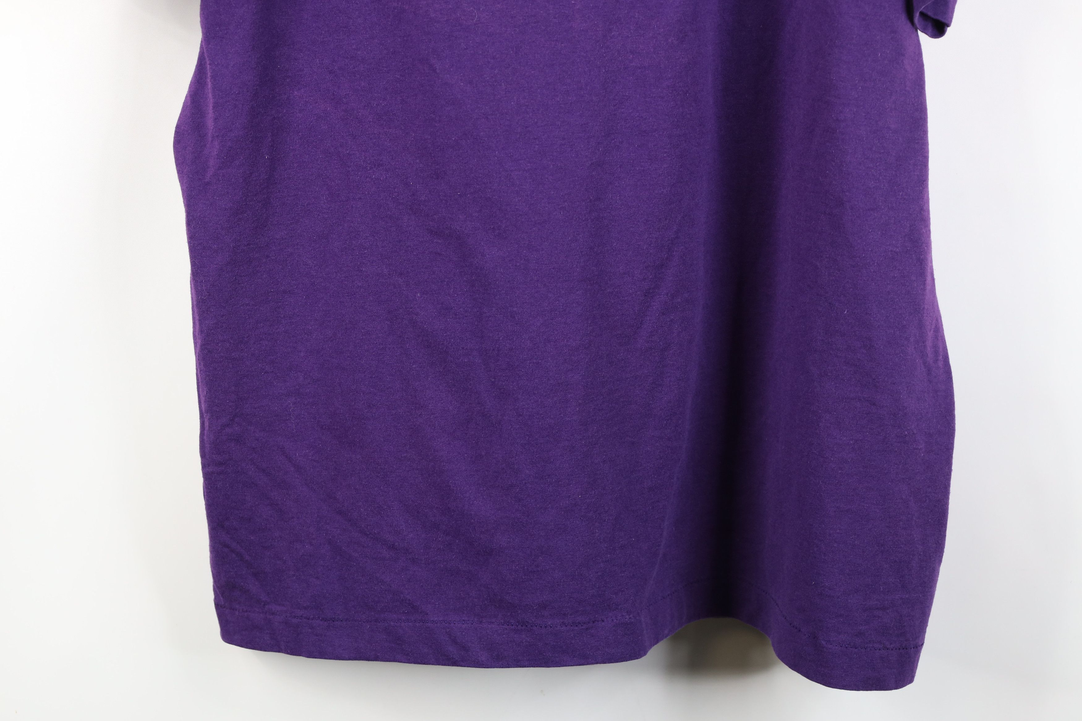 Vintage Vintage 90s Streetwear Cotton Pocket T-Shirt Purple USA Size US XL / EU 56 / 4 - 11 Thumbnail
