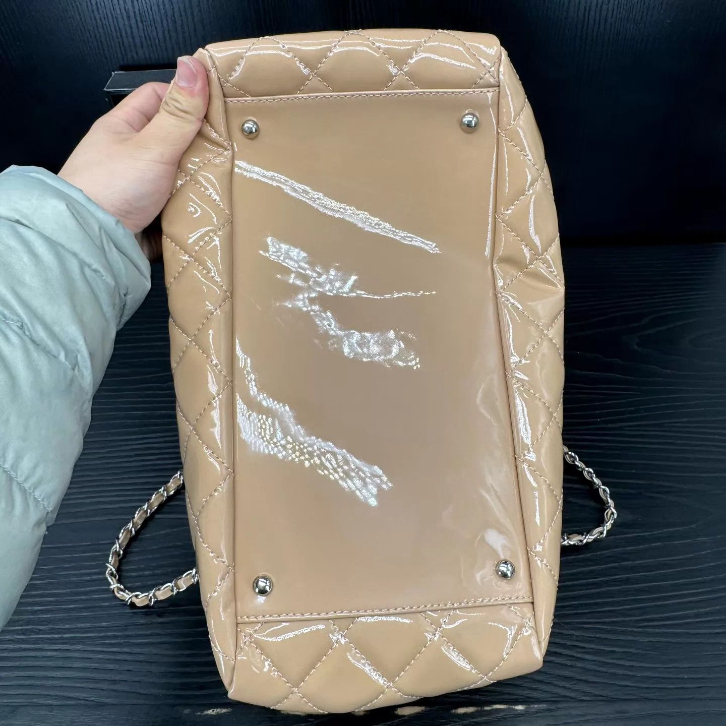 Chanel Chanel Nude 2.55 Flap Bag 35x18 Near New Size ONE SIZE - 5 Thumbnail