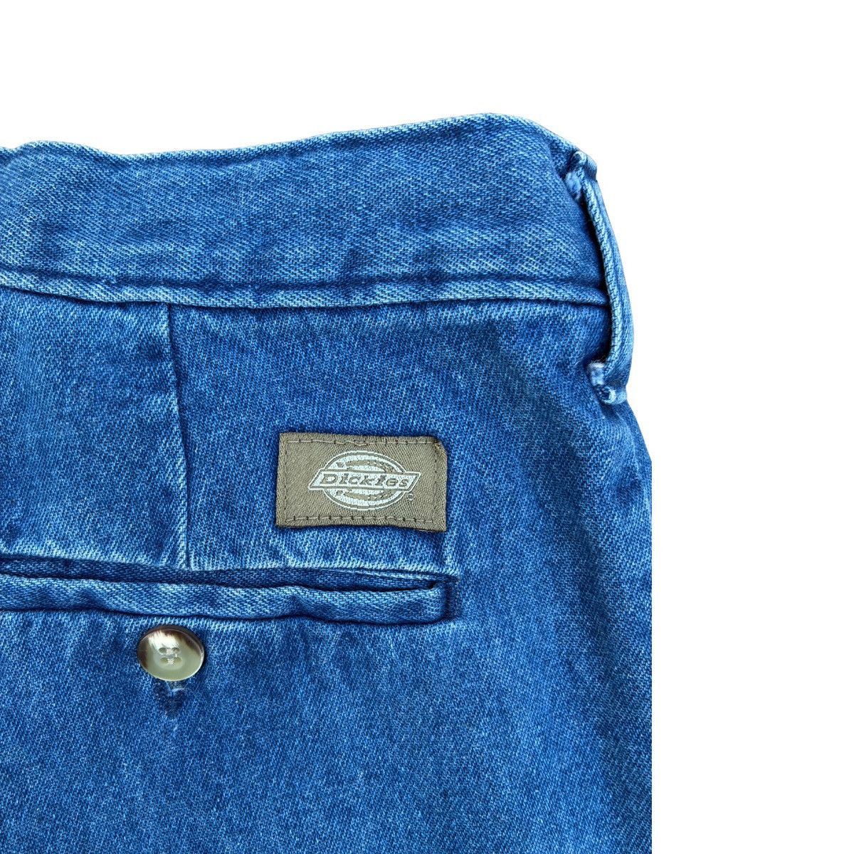 Dickies Vintage 90s Dickies Pleated Denim Jeans Talon Zipper Size 28" / US 6 / IT 42 - 7 Thumbnail